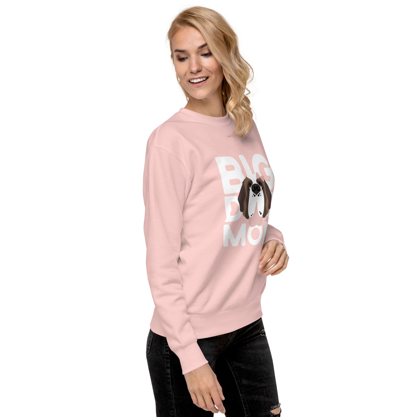 Female Big Dog Mom Saint Bernard Sweatshirt - Lucy + Norman