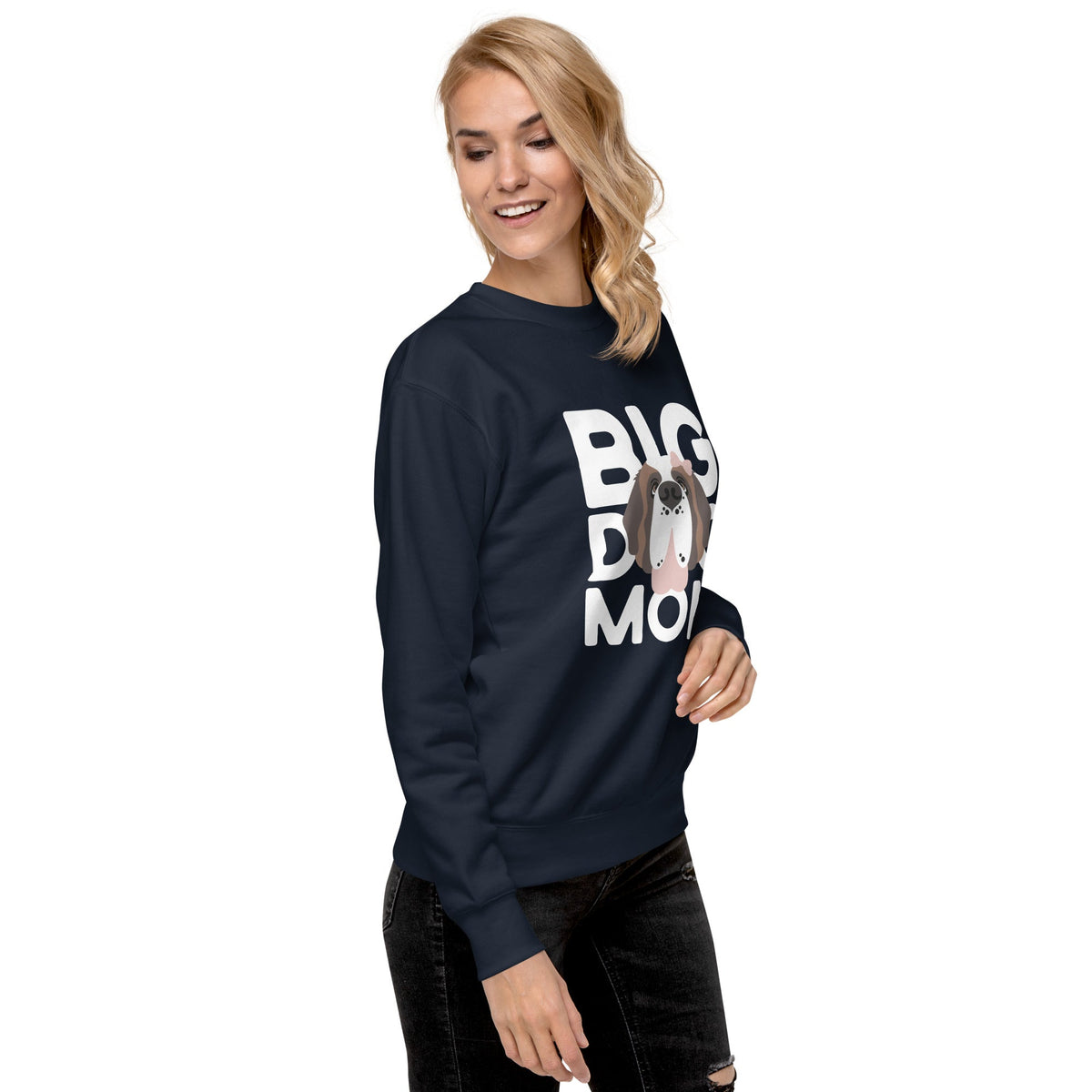 Female Big Dog Mom Saint Bernard Sweatshirt - Lucy + Norman