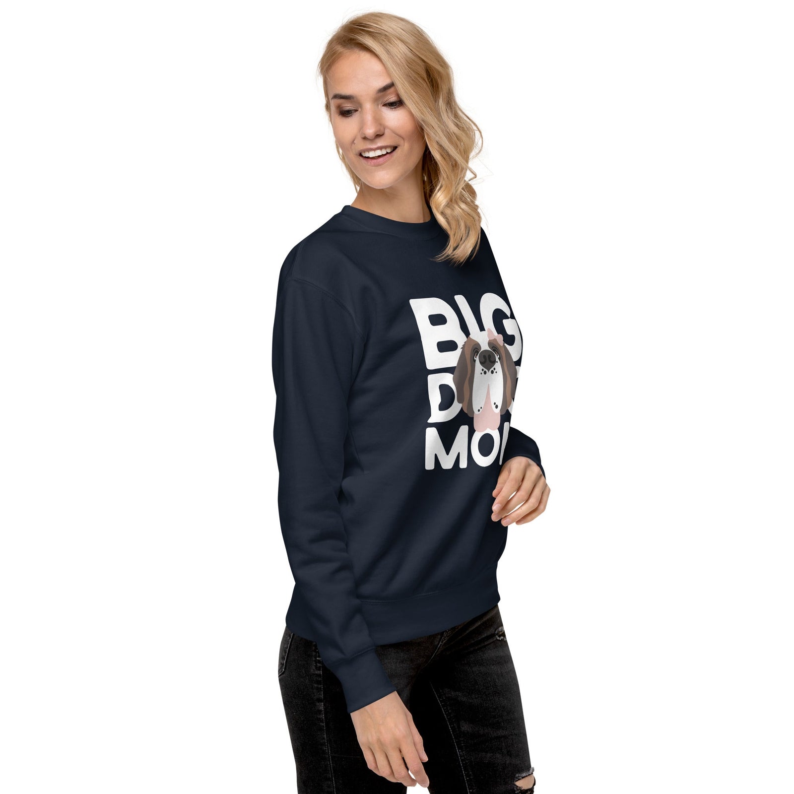 Female Big Dog Mom Saint Bernard Sweatshirt - Lucy + Norman