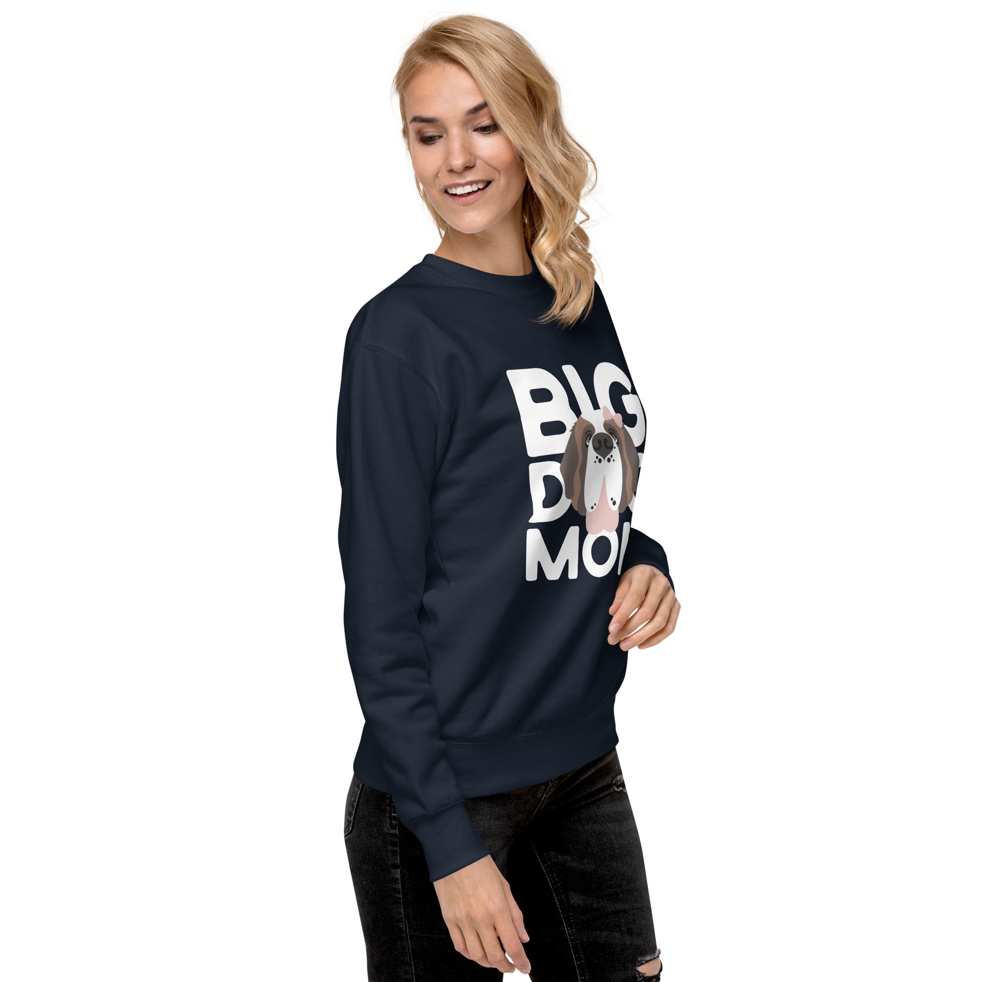 Female Big Dog Mom Saint Bernard Sweatshirt - Lucy + Norman
