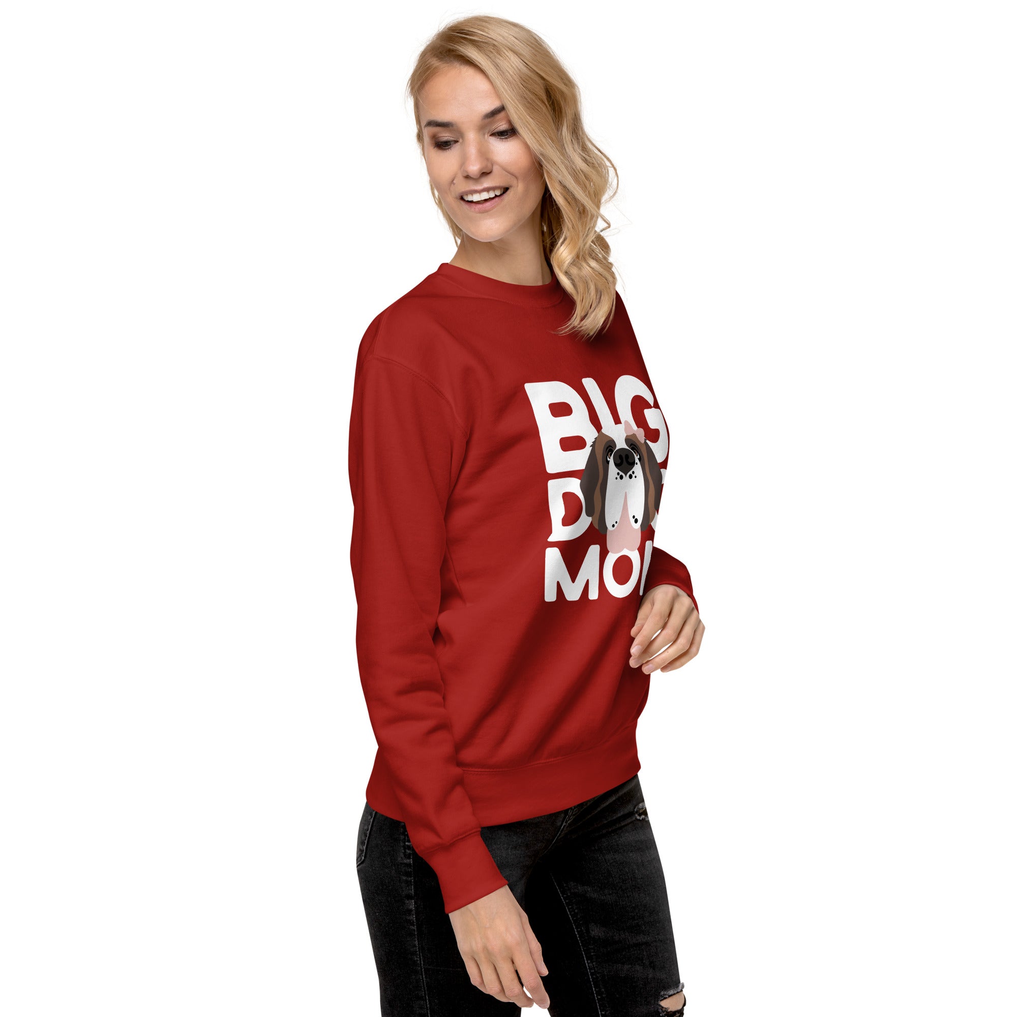 Female Big Dog Mom Saint Bernard Sweatshirt - Lucy + Norman