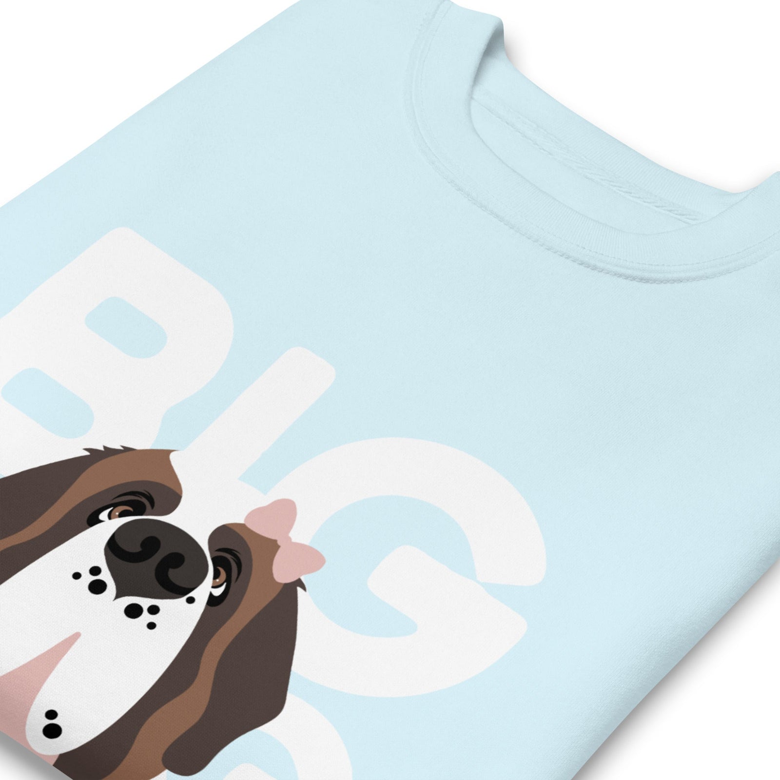 Female Big Dog Mom Saint Bernard Sweatshirt - Lucy + Norman