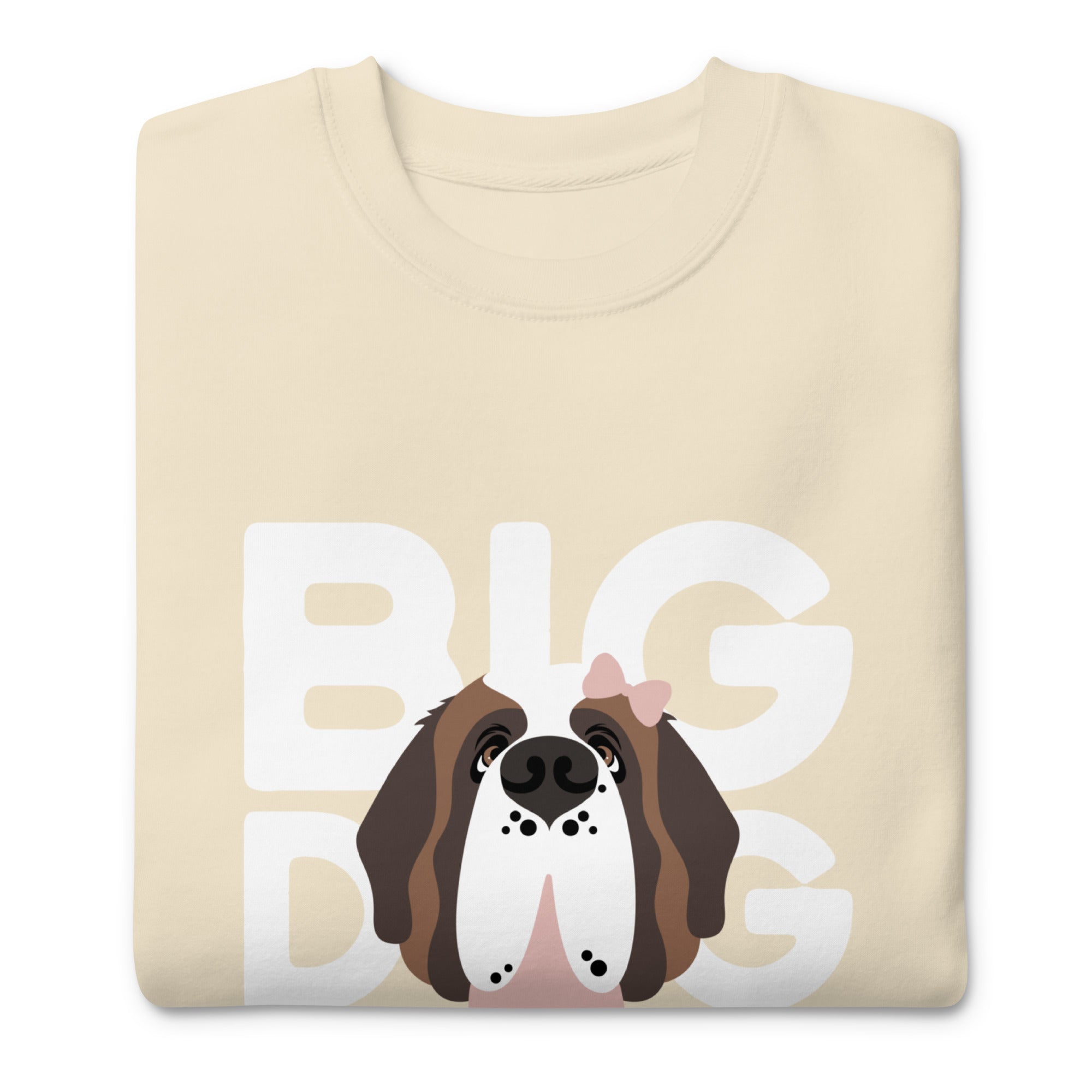 Female Big Dog Mom Saint Bernard Sweatshirt - Lucy + Norman
