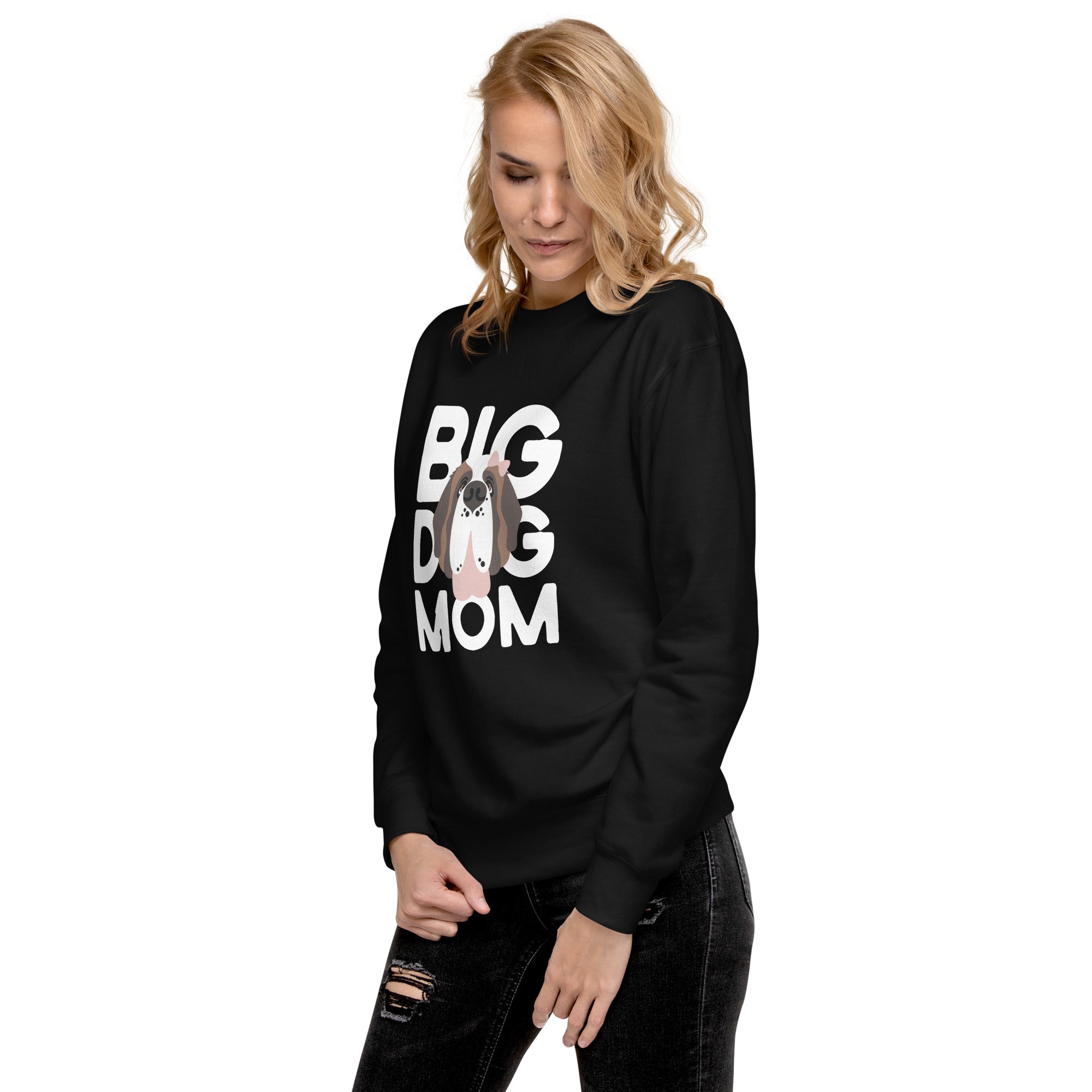 Female Big Dog Mom Saint Bernard Sweatshirt - Lucy + Norman