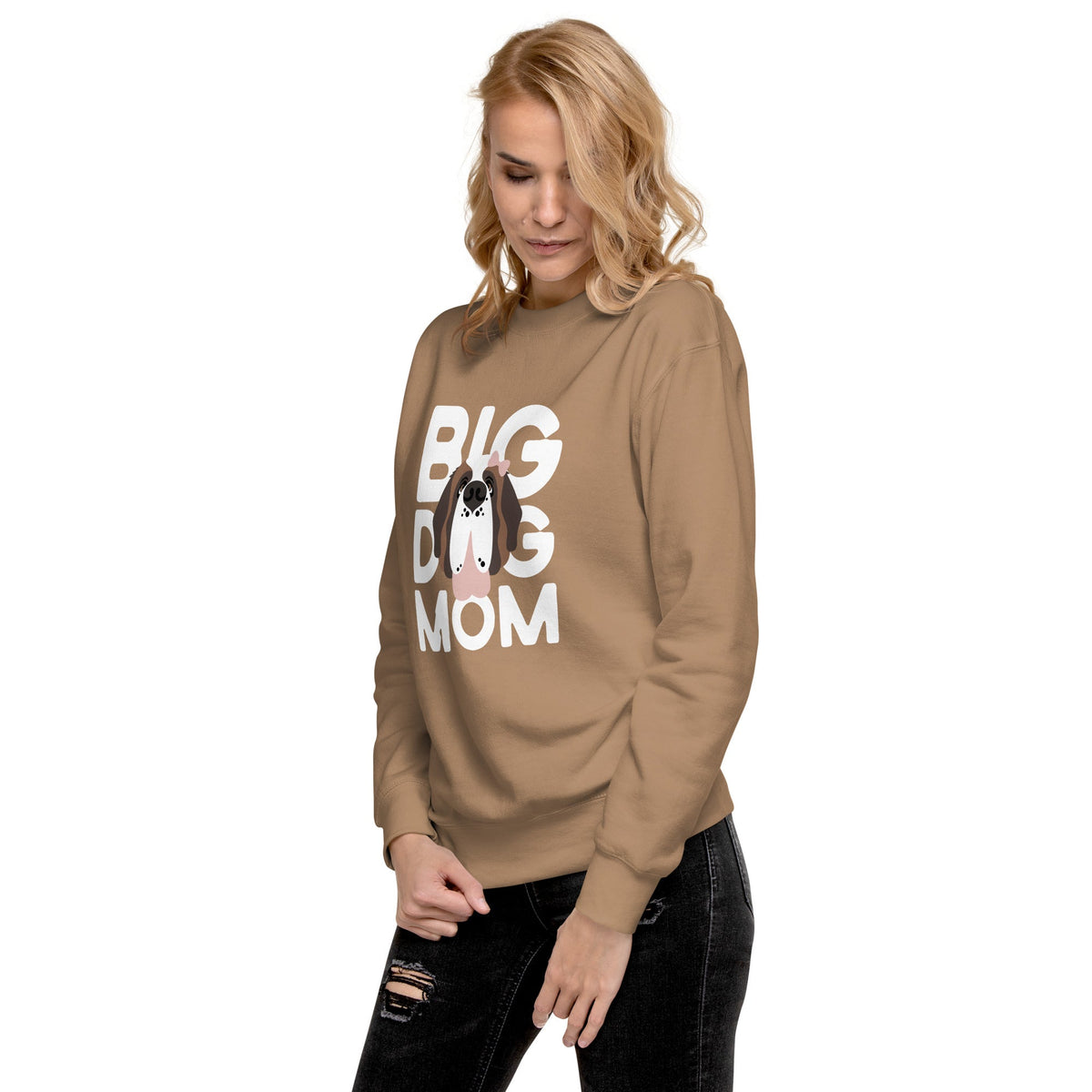 Female Big Dog Mom Saint Bernard Sweatshirt - Lucy + Norman