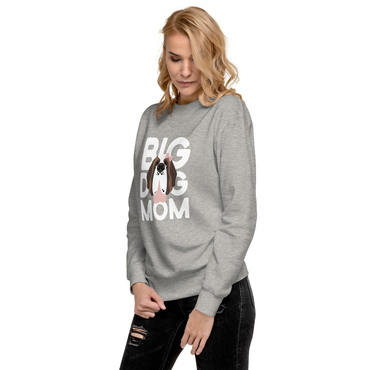 Female Big Dog Mom Saint Bernard Sweatshirt - Lucy + Norman