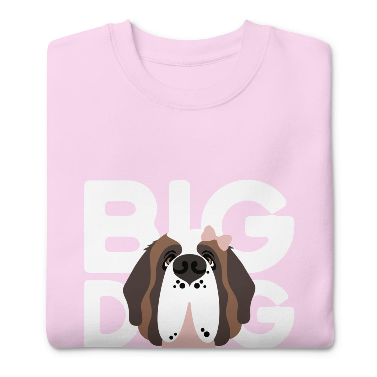 Female Big Dog Mom Saint Bernard Sweatshirt - Lucy + Norman