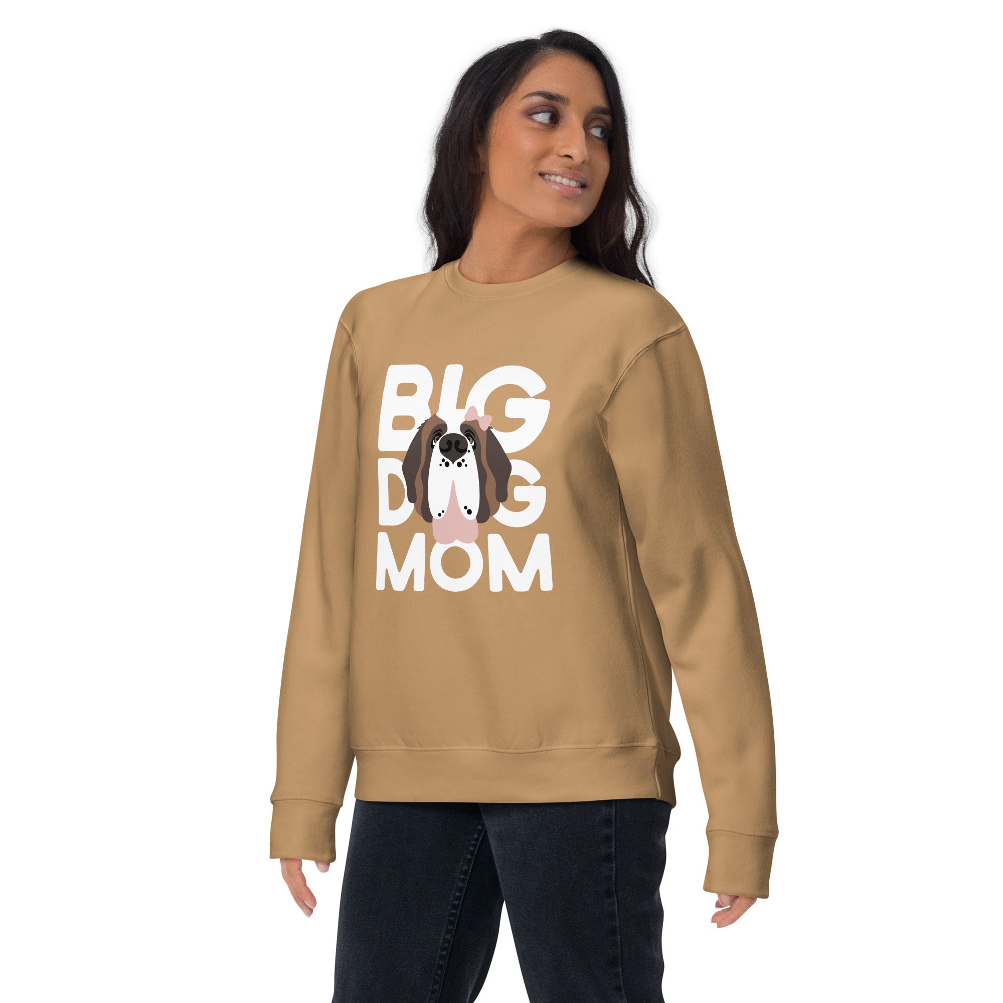 Female Big Dog Mom Saint Bernard Sweatshirt - Lucy + Norman
