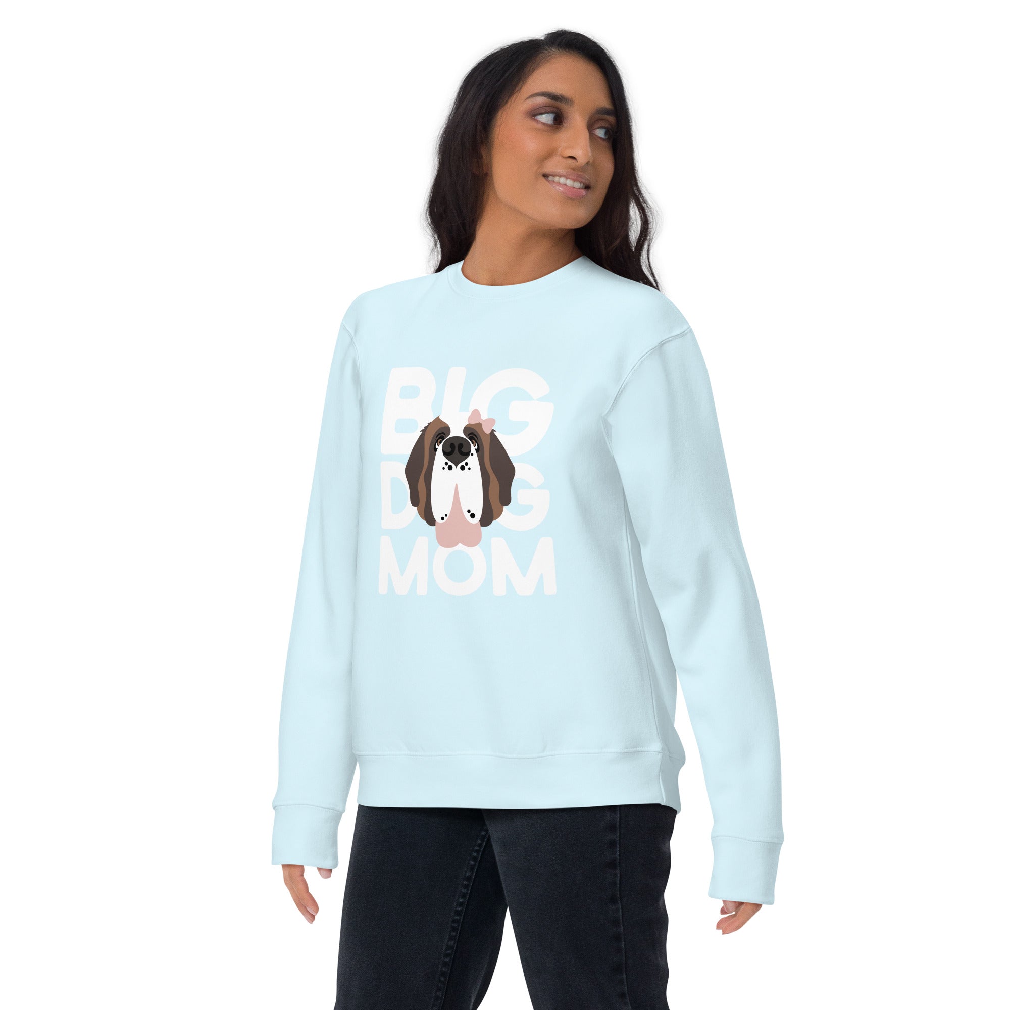 Female Big Dog Mom Saint Bernard Sweatshirt - Lucy + Norman