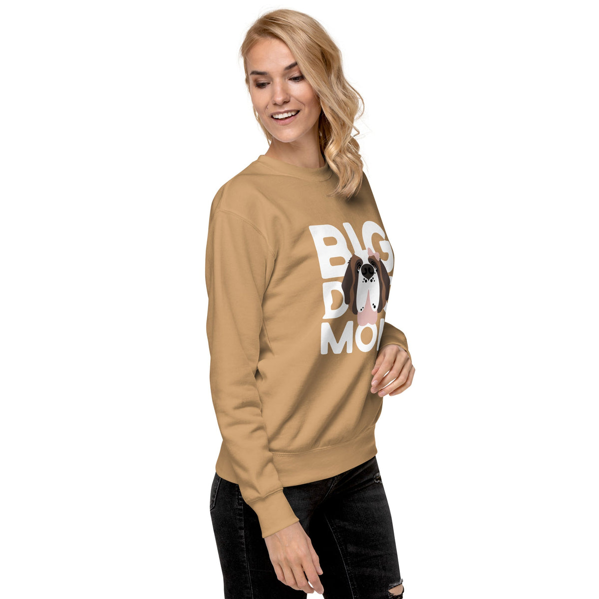Female Big Dog Mom Saint Bernard Sweatshirt - Lucy + Norman