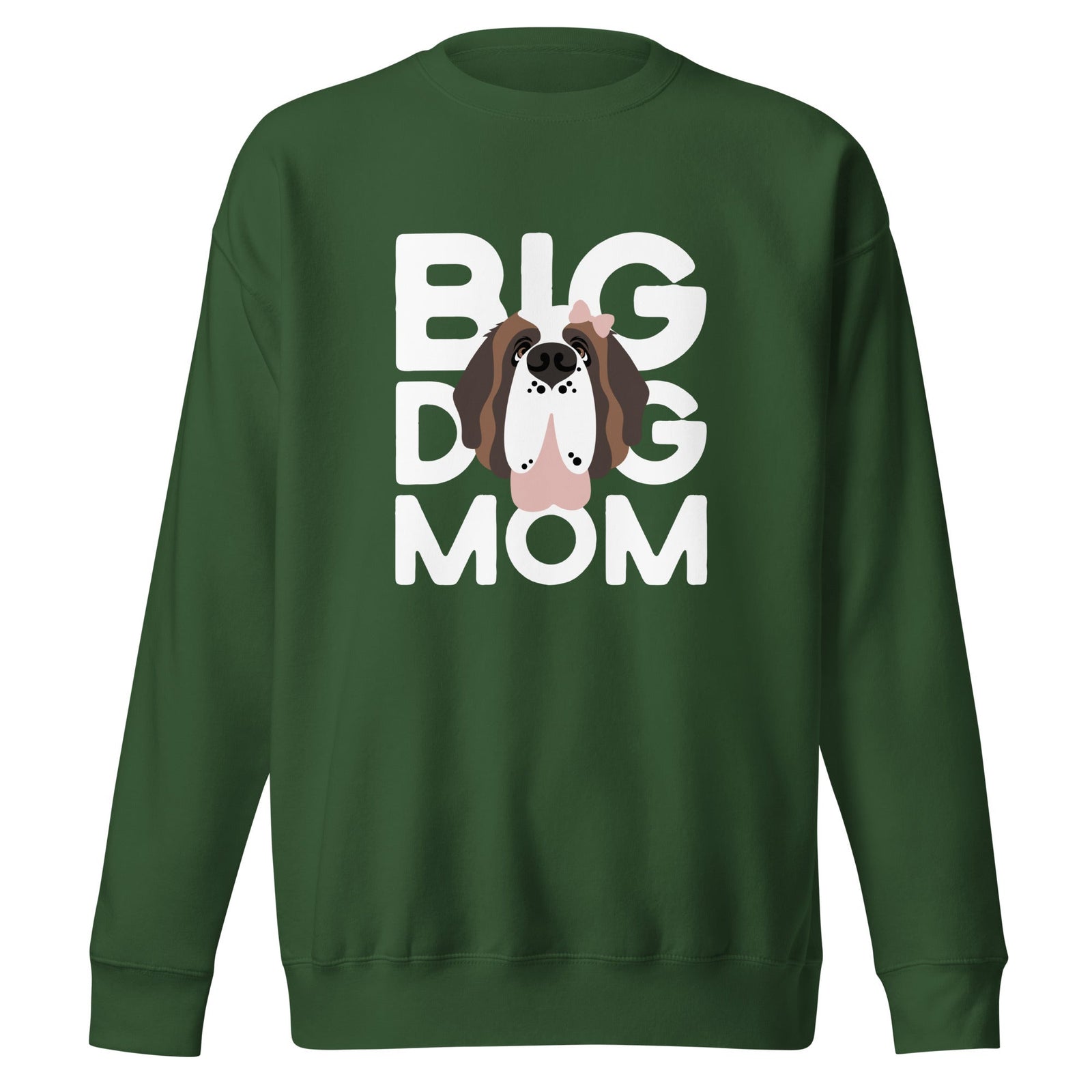 Female Big Dog Mom Saint Bernard Sweatshirt - Lucy + Norman