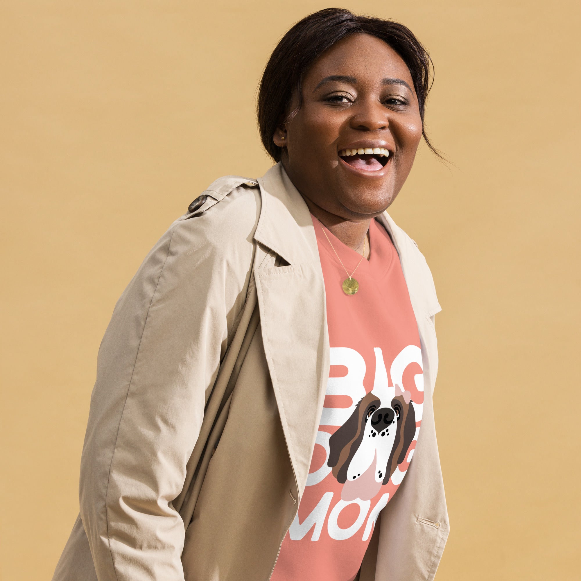 Female Big Dog Mom Saint Bernard Sweatshirt - Lucy + Norman