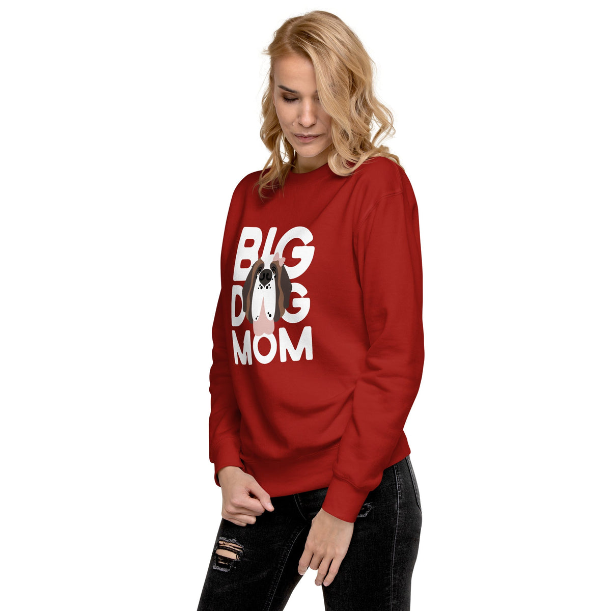 Female Big Dog Mom Saint Bernard Sweatshirt - Lucy + Norman