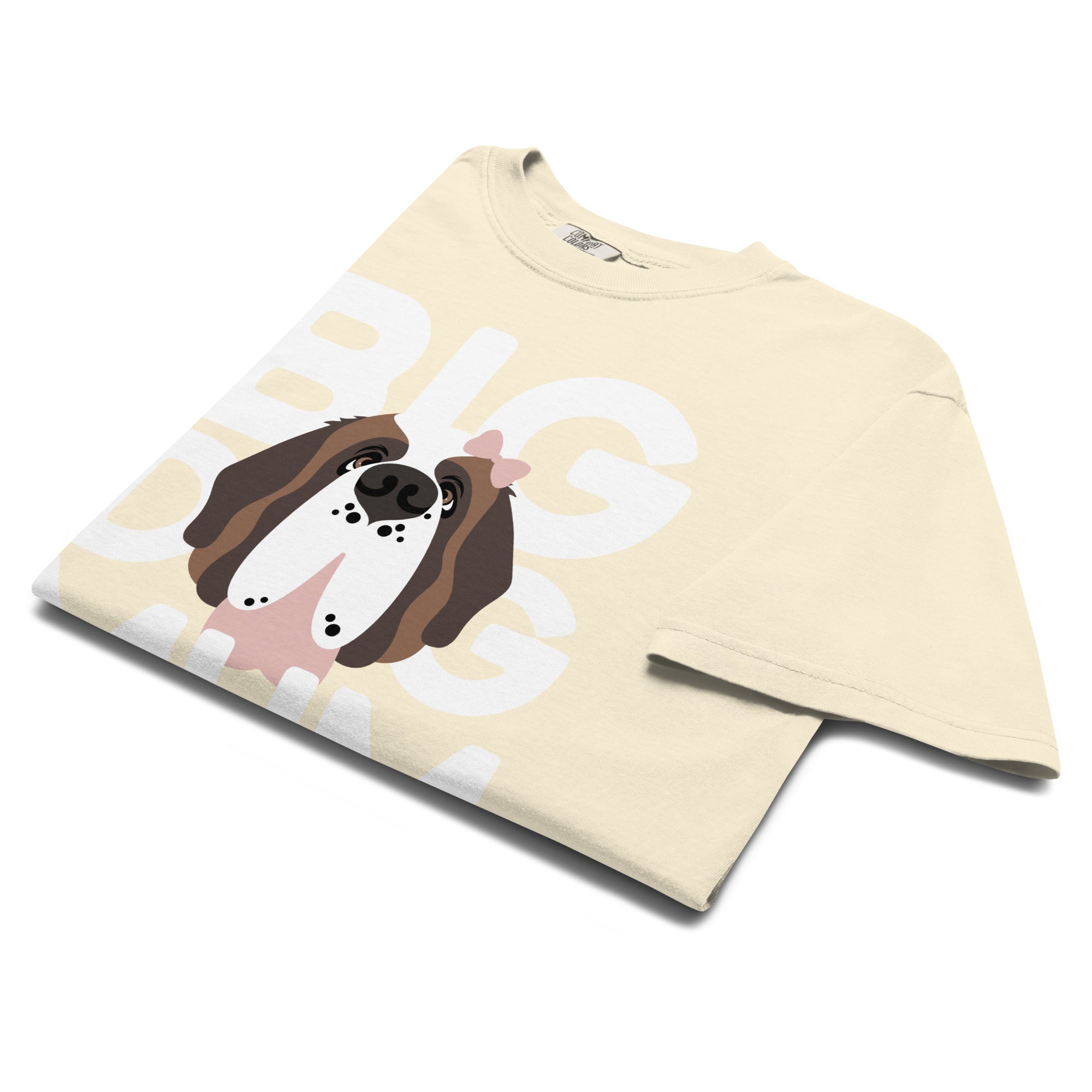 Female Big Dog Mum Comfort Colors Light Tones T-Shirt - Lucy + Norman