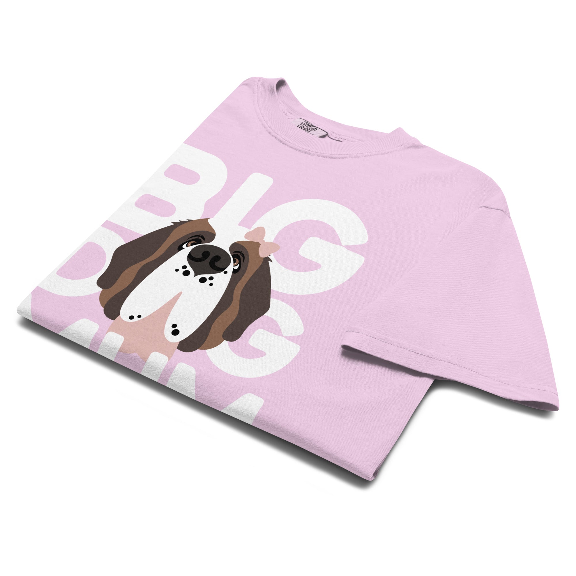 Female Big Dog Mum Comfort Colors Light Tones T-Shirt - Lucy + Norman