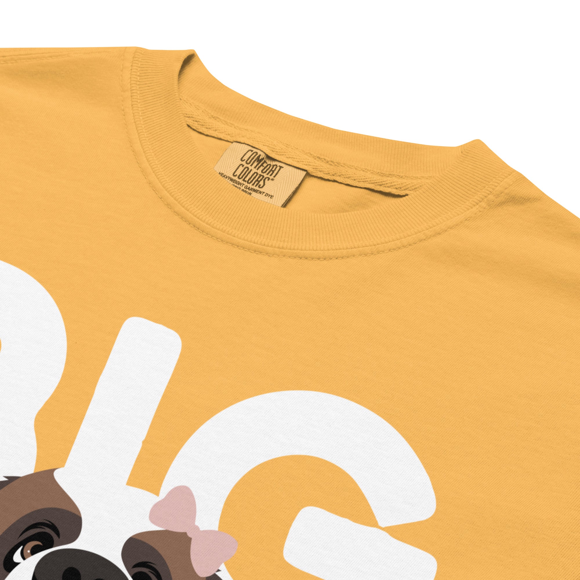 Female Big Dog Mum Comfort Colors Light Tones T-Shirt - Lucy + Norman