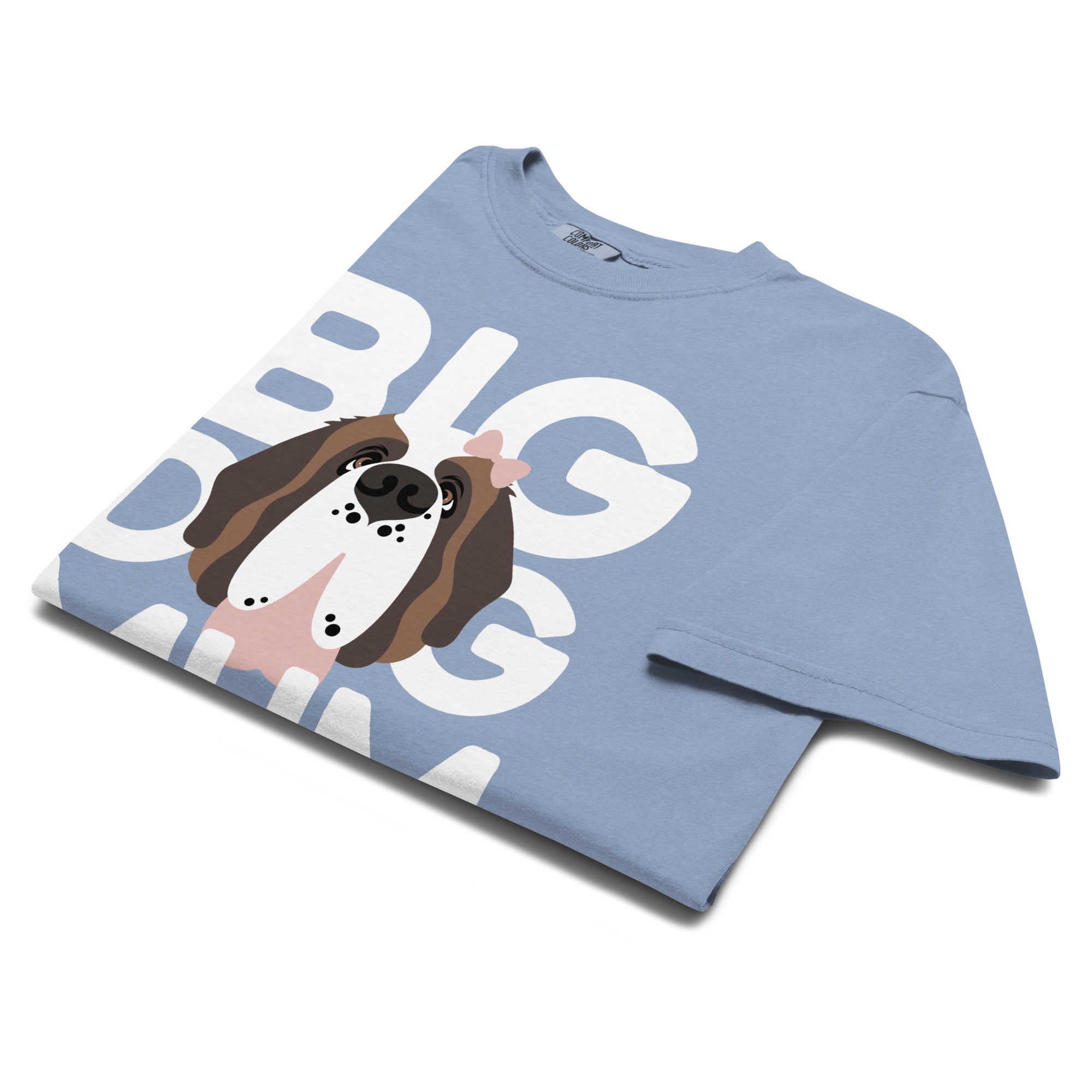 Female Big Dog Mum Comfort Colors Light Tones T-Shirt - Lucy + Norman
