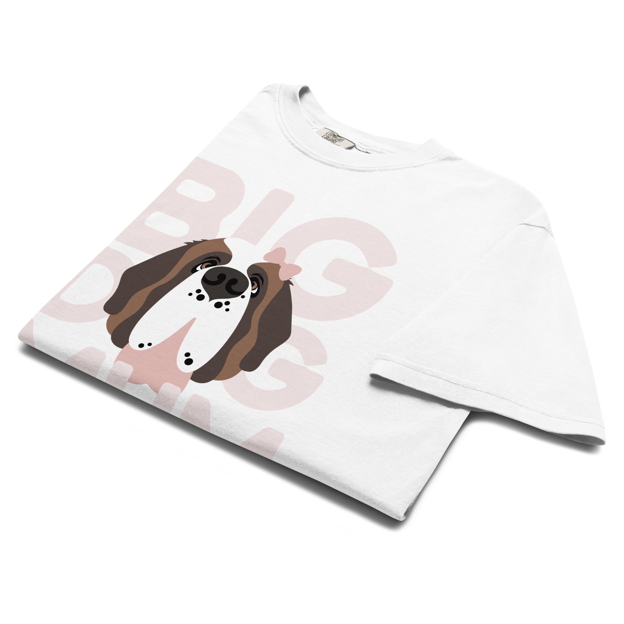 Female Big Dog Mum Comfort Colors Light Tones T-Shirt - Lucy + Norman