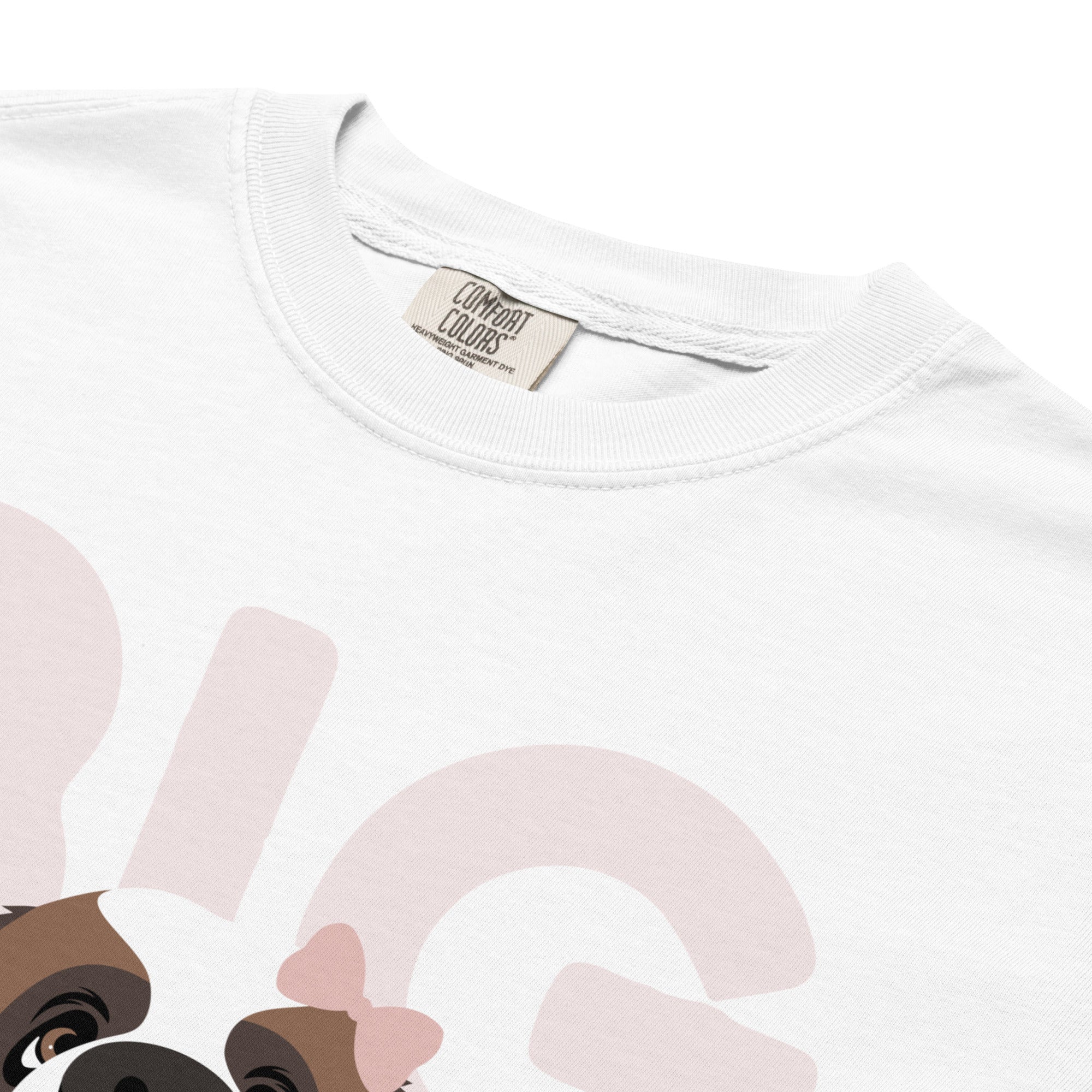 Female Big Dog Mum Comfort Colors Light Tones T-Shirt - Lucy + Norman