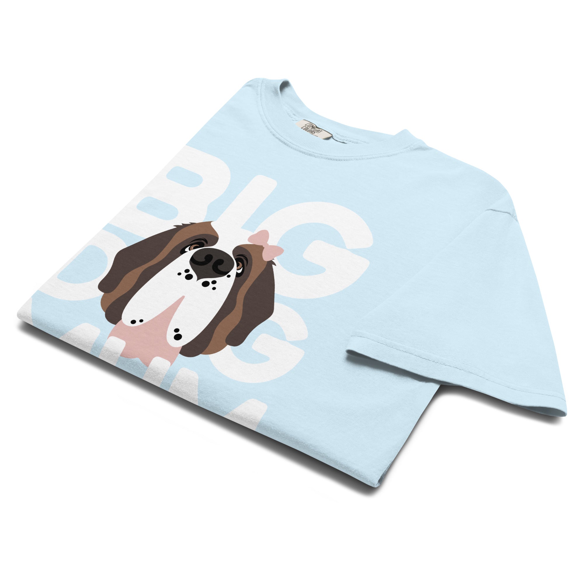 Female Big Dog Mum Comfort Colors Light Tones T-Shirt - Lucy + Norman