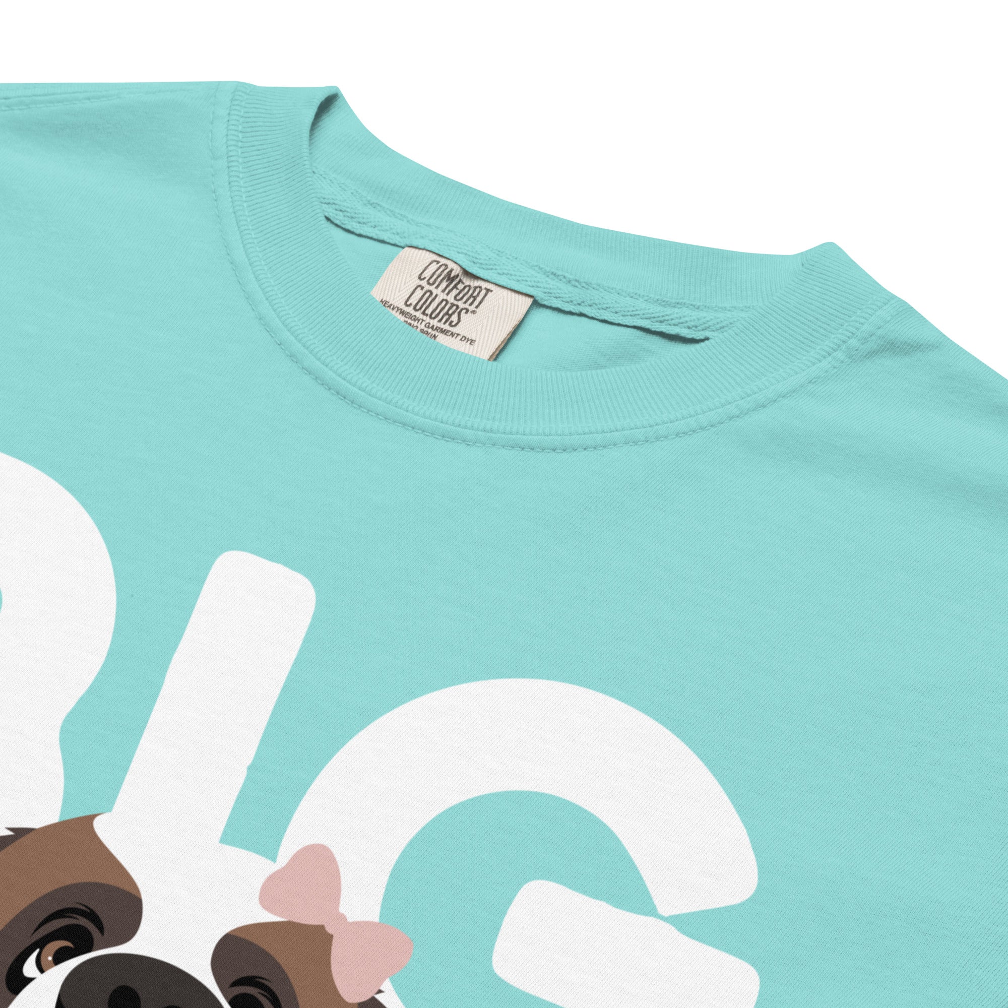 Female Big Dog Mum Comfort Colors Light Tones T-Shirt - Lucy + Norman