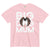Female Big Dog Mum Comfort Colors Light Tones T-Shirt - Lucy + Norman