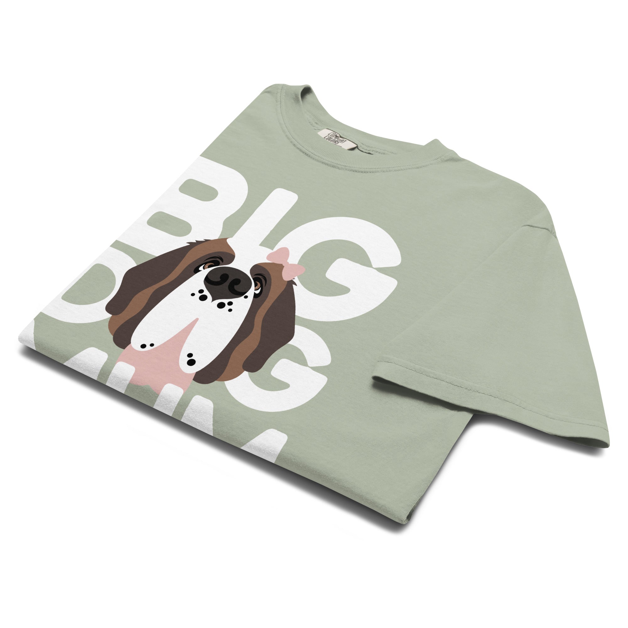 Female Big Dog Mum Comfort Colors Light Tones T-Shirt - Lucy + Norman