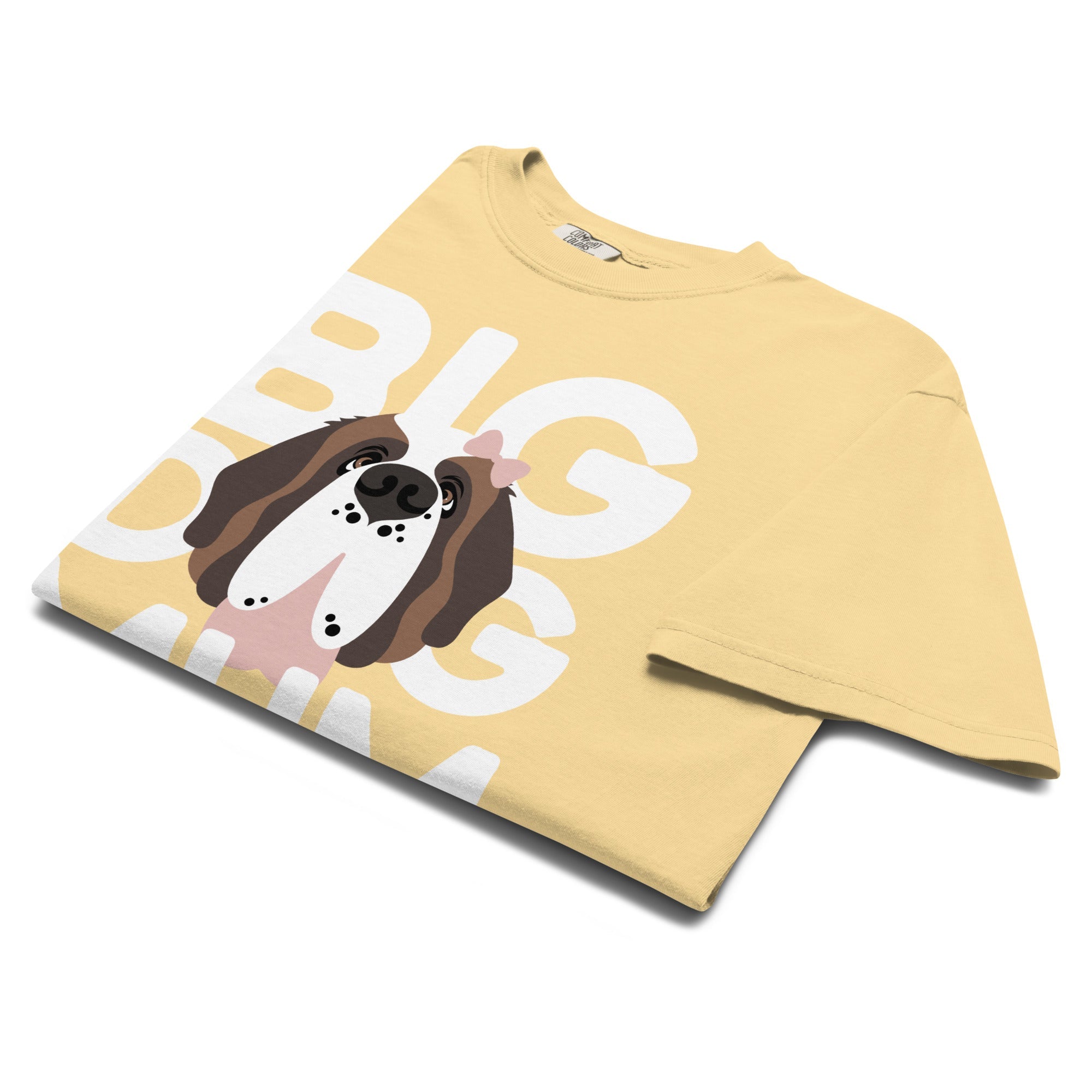 Female Big Dog Mum Comfort Colors Light Tones T-Shirt - Lucy + Norman