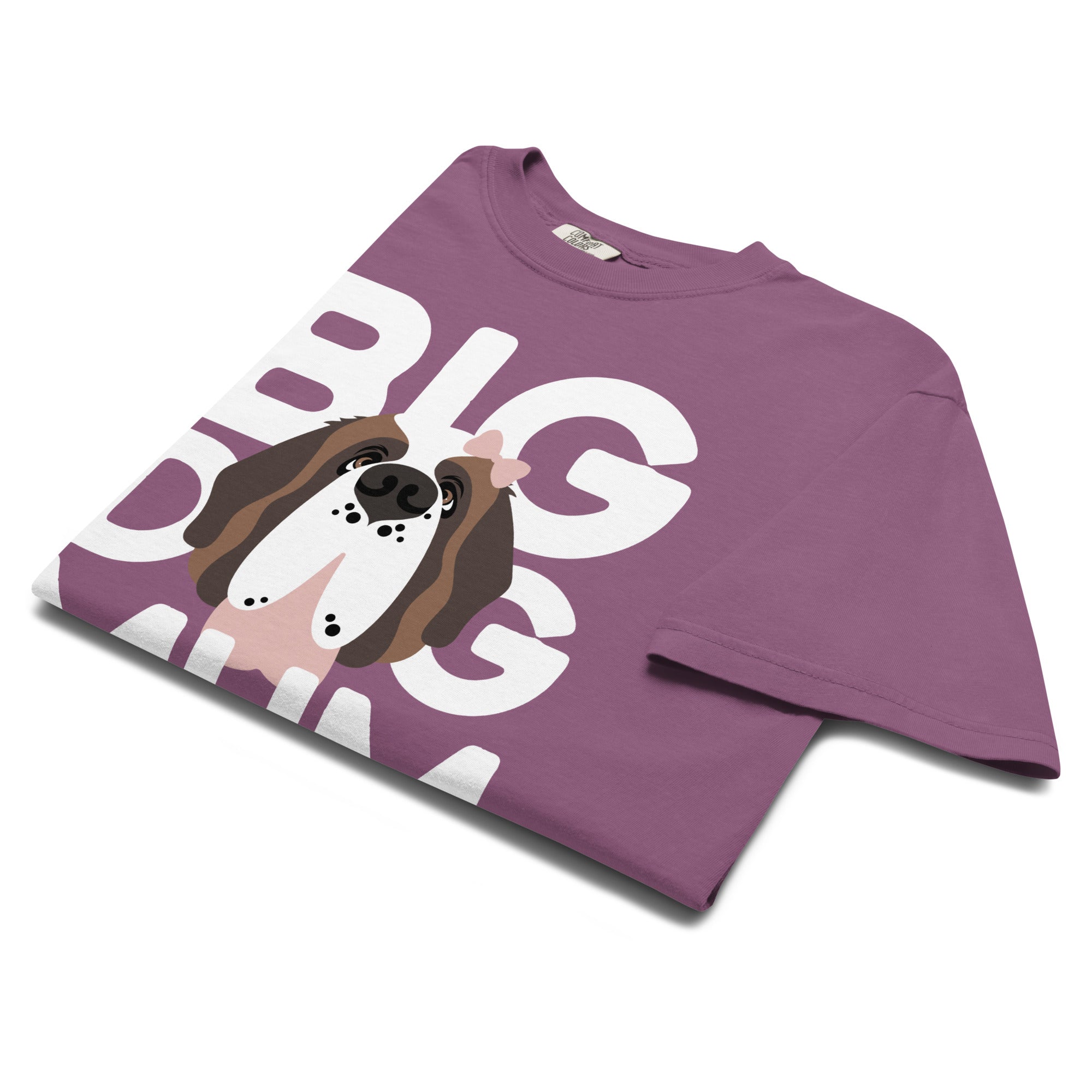 Female Big Dog Mum Comfort Colors Light Tones T-Shirt - Lucy + Norman