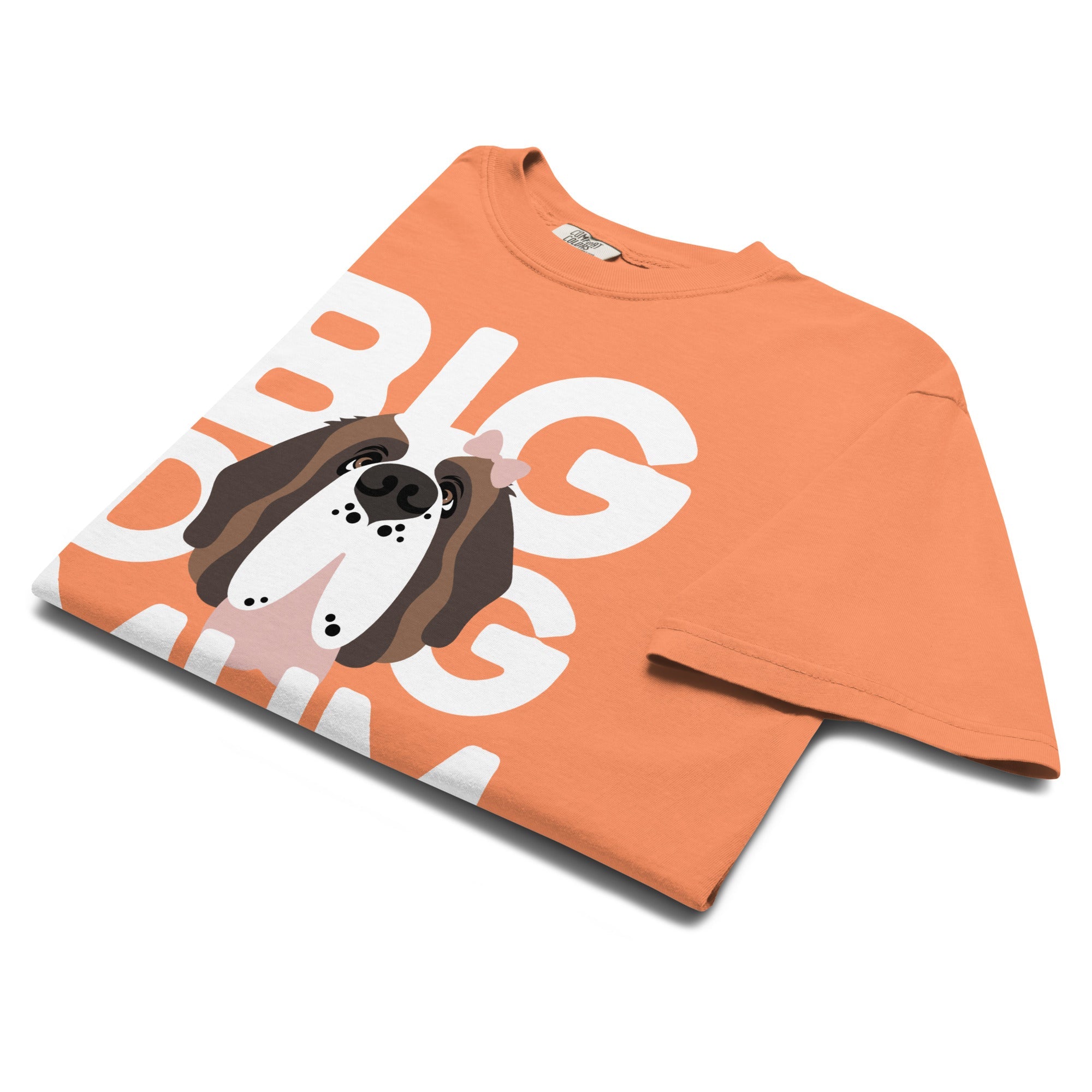 Female Big Dog Mum Comfort Colors Light Tones T-Shirt - Lucy + Norman
