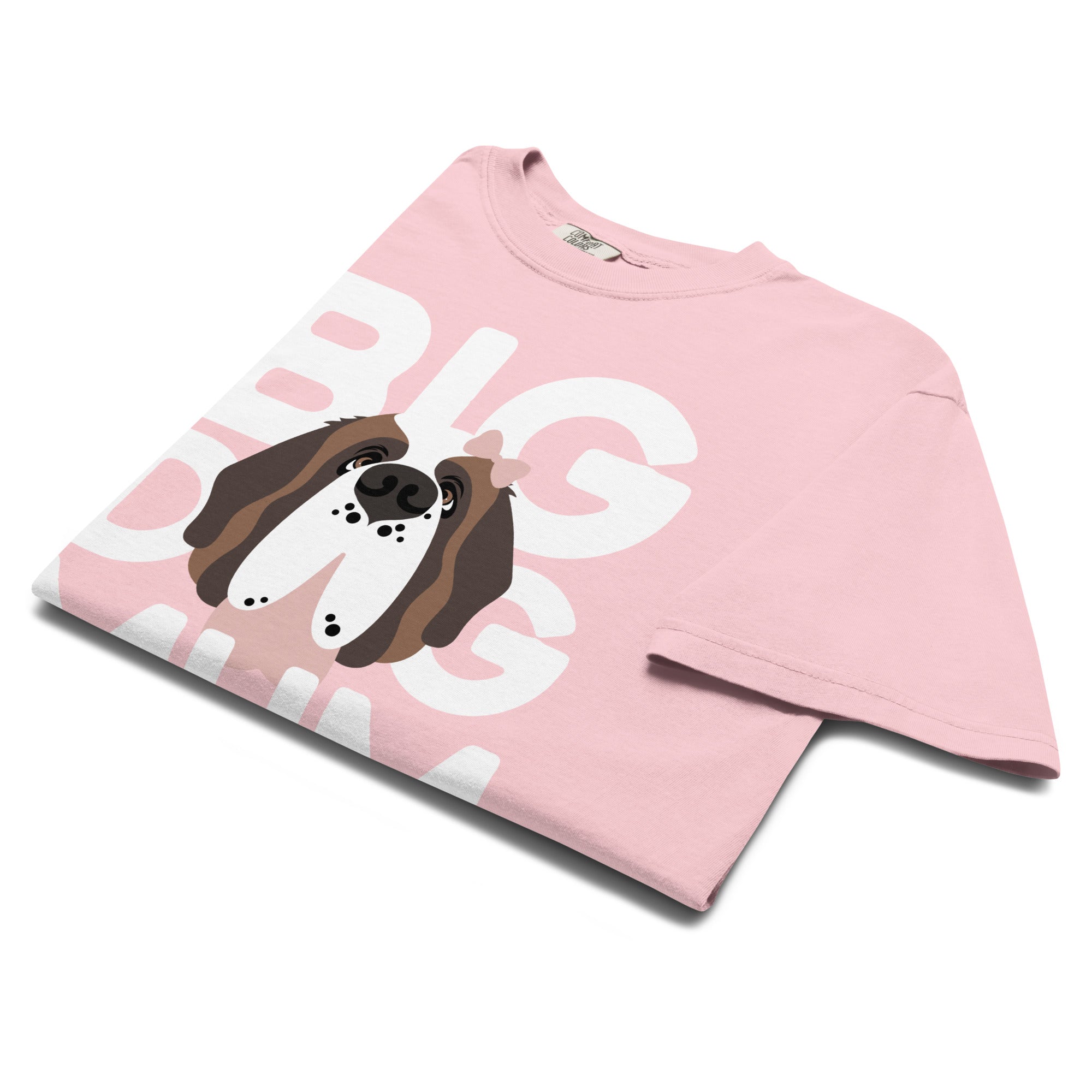 Female Big Dog Mum Comfort Colors Light Tones T-Shirt - Lucy + Norman