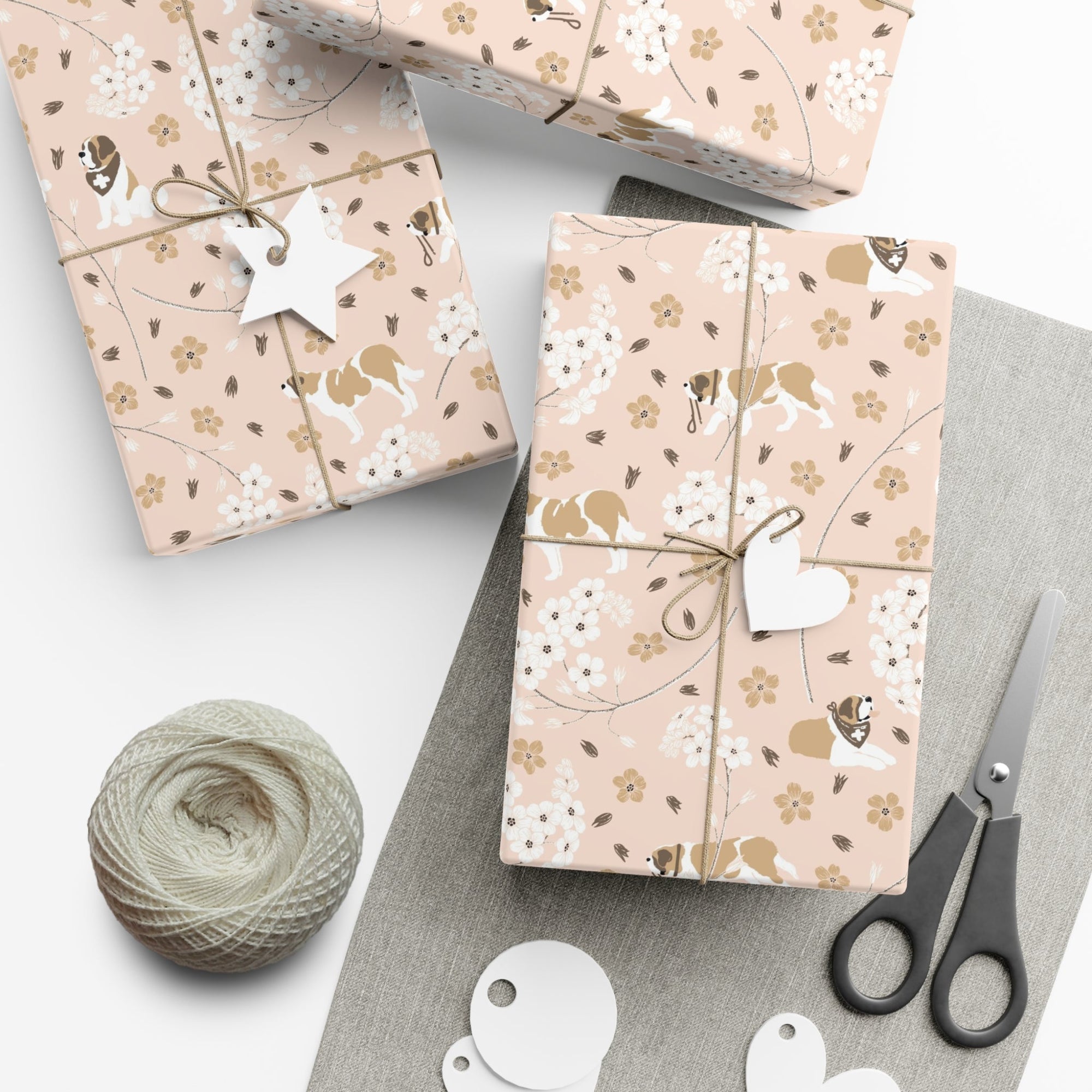 Forget Me Not Gift Wrap Paper + Rolls - Lucy + Norman