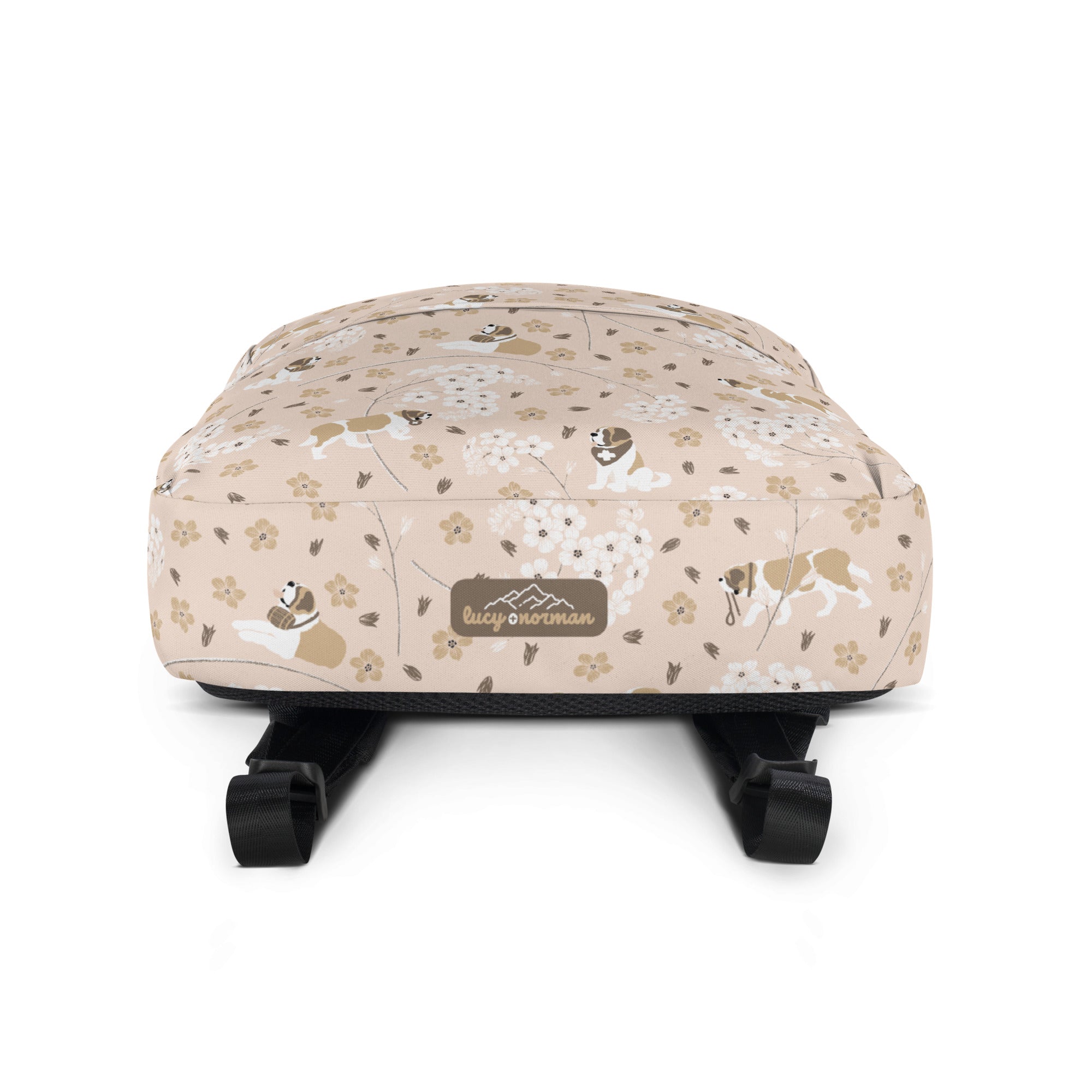 Forget Me Not Saint Bernard Backpack - Lucy + Norman