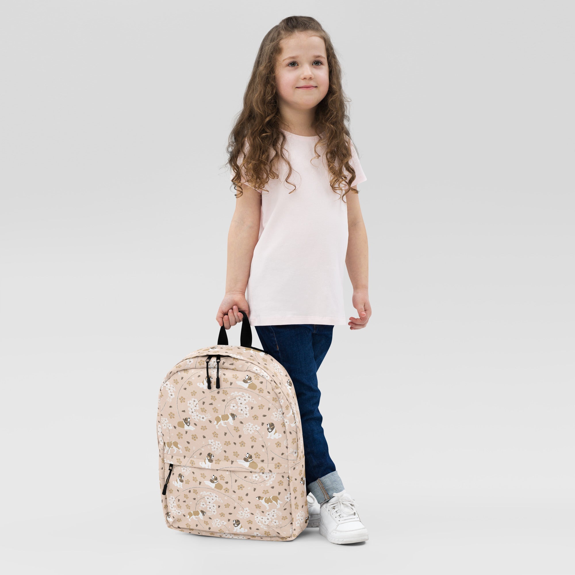 Forget Me Not Saint Bernard Backpack - Lucy + Norman