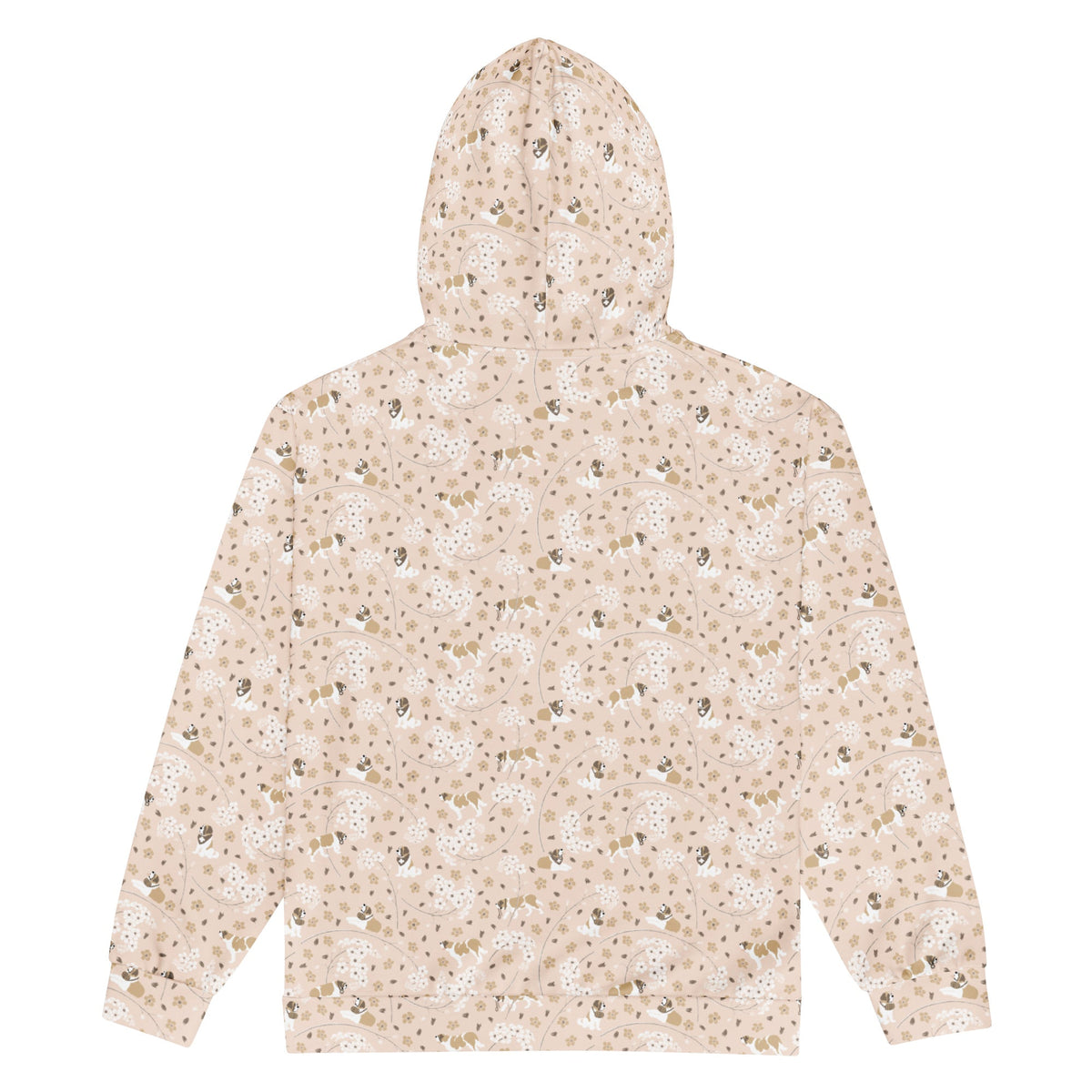 Forget Me Not St Bernard Zip Hoodie - Lucy + Norman