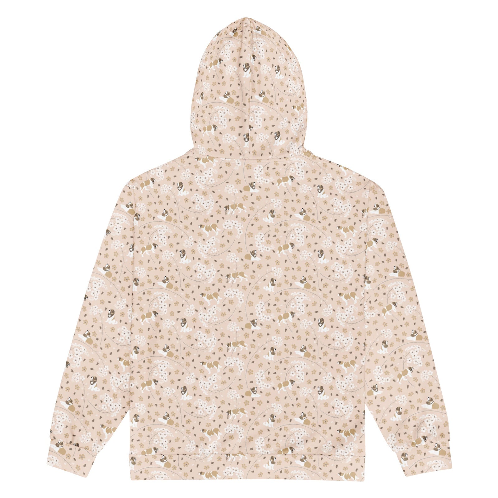 Forget Me Not St Bernard Zip Hoodie - Lucy + Norman