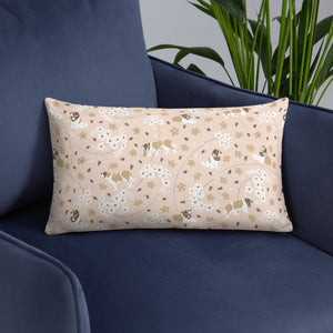 Forget Me Not Throw Pillow - Lucy + Norman