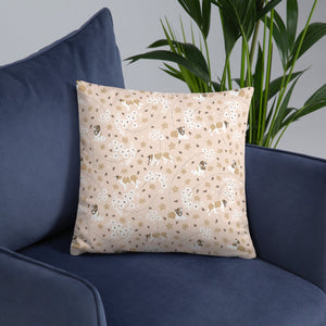 Forget Me Not Throw Pillow - Lucy + Norman