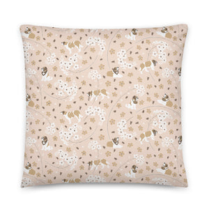 Forget Me Not Throw Pillow - Lucy + Norman