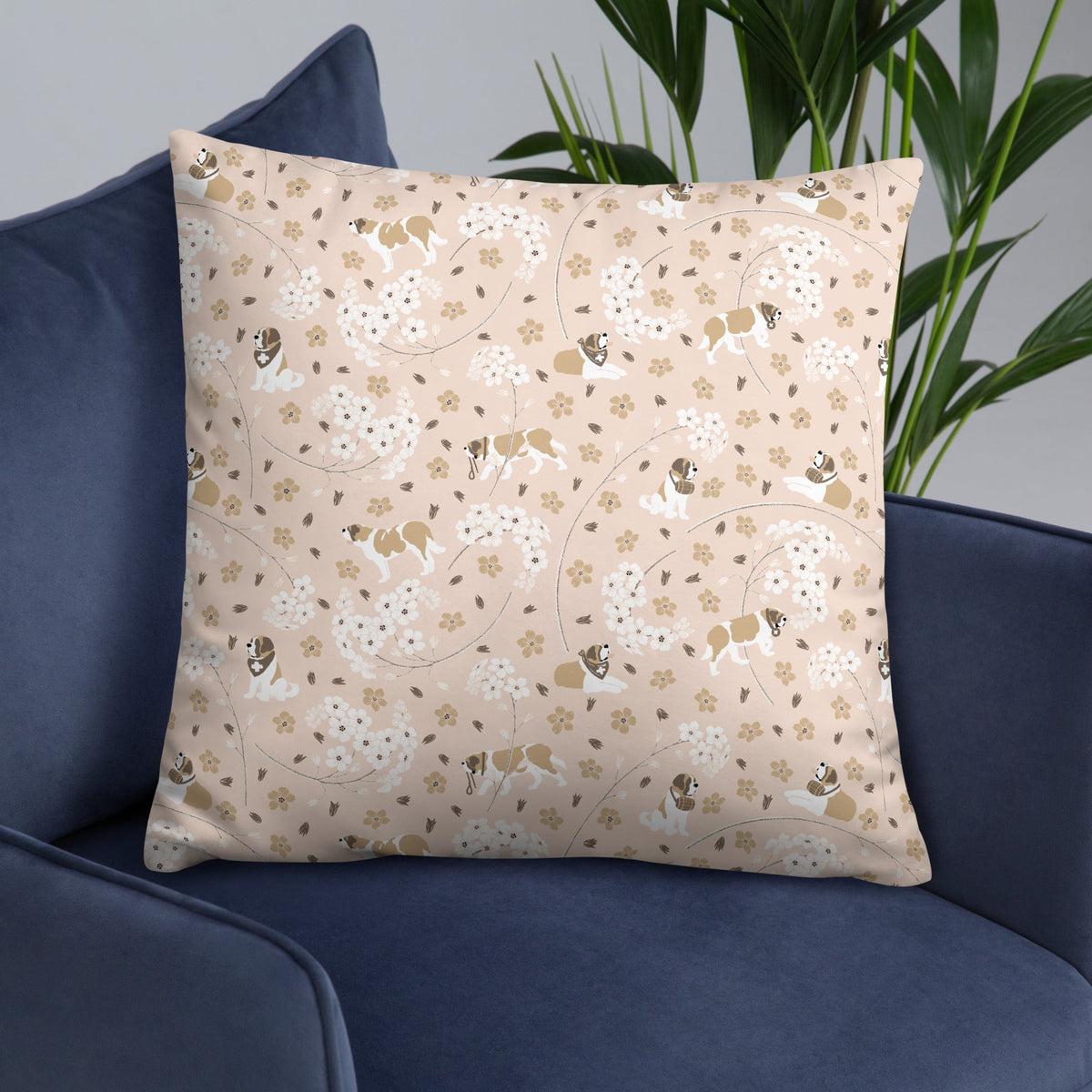 Forget Me Not Throw Pillow - Lucy + Norman