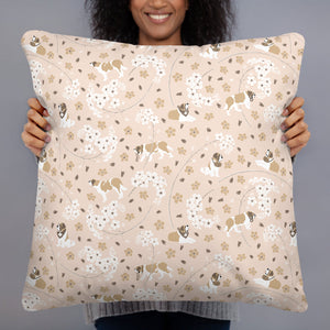 Forget Me Not Throw Pillow - Lucy + Norman