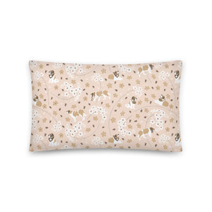 Forget Me Not Throw Pillow - Lucy + Norman