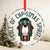 Full of Christmas Spirit Crystal Glass Ornament - Lucy + Norman