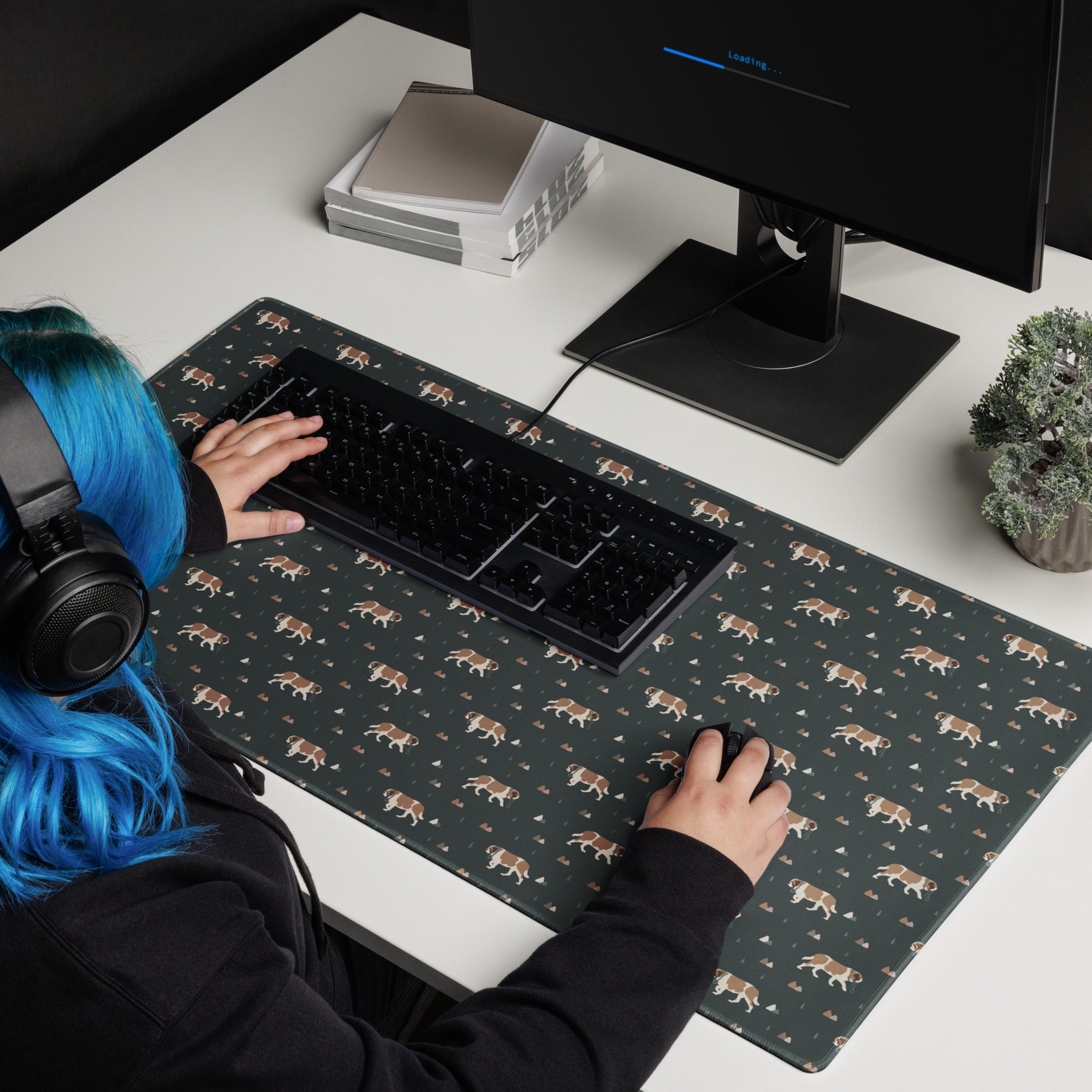 Green Mountain Gaming Mouse Pad - Lucy + Norman