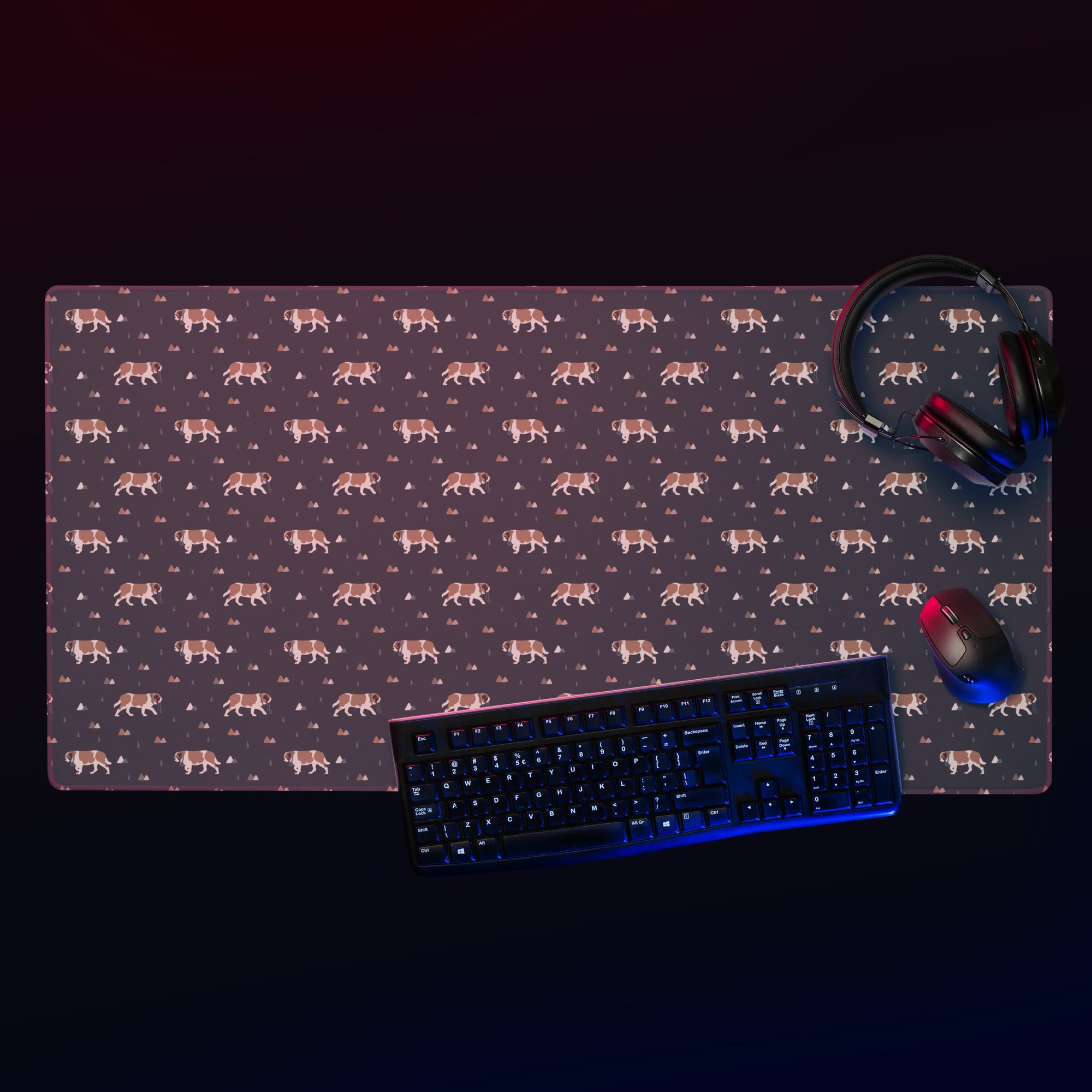 Green Mountain Gaming Mouse Pad - Lucy + Norman