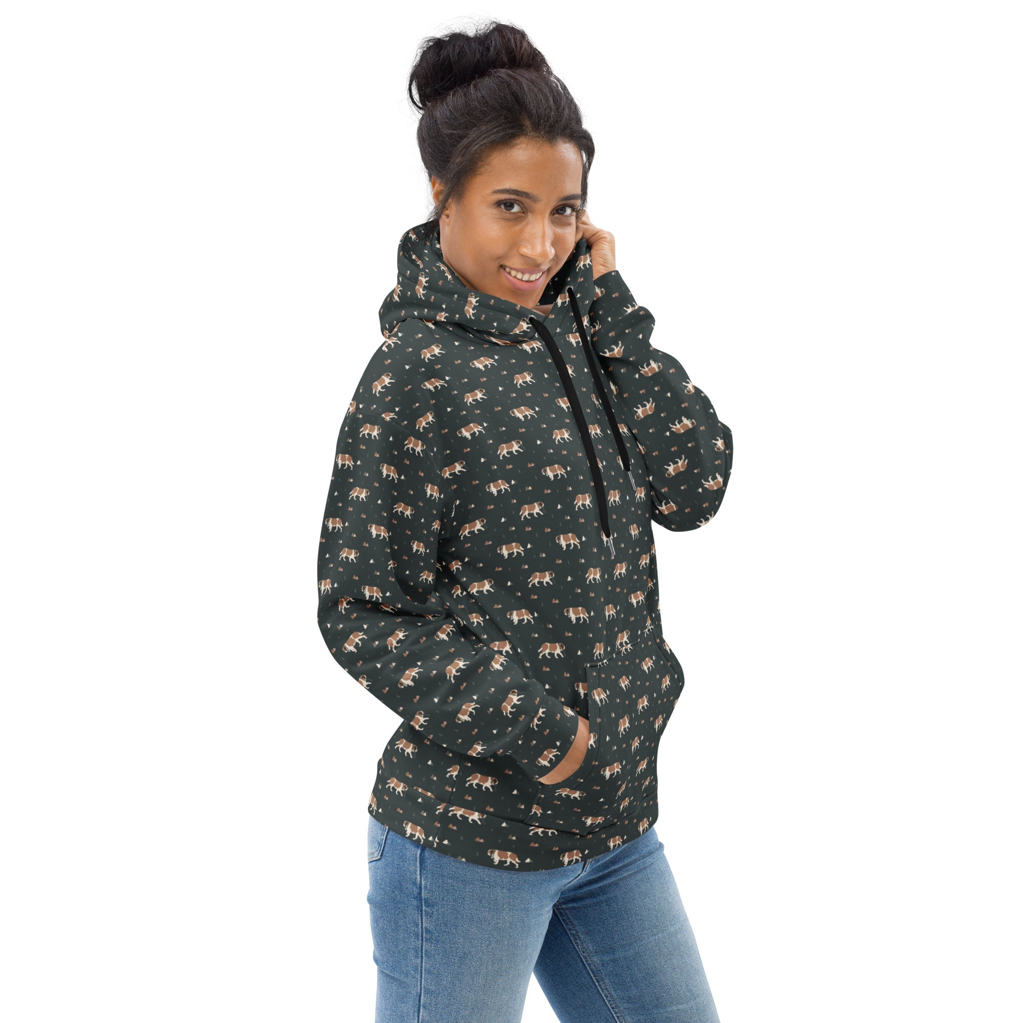 Green Mountain St Bernard Hoodie - Lucy + Norman