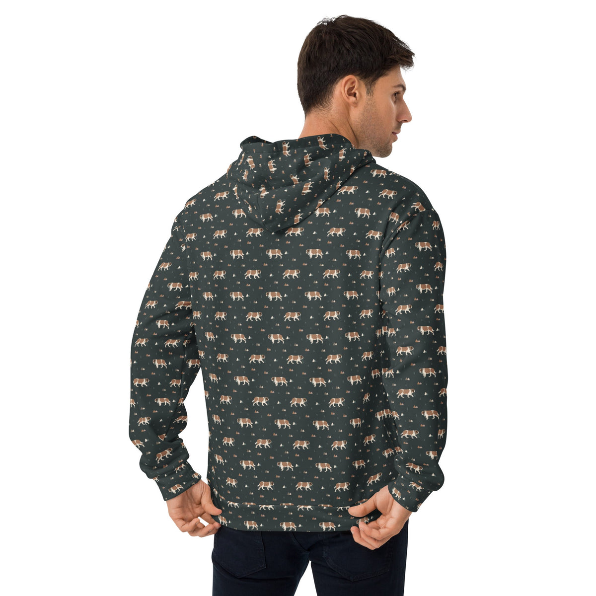 Green Mountain St Bernard Hoodie - Lucy + Norman