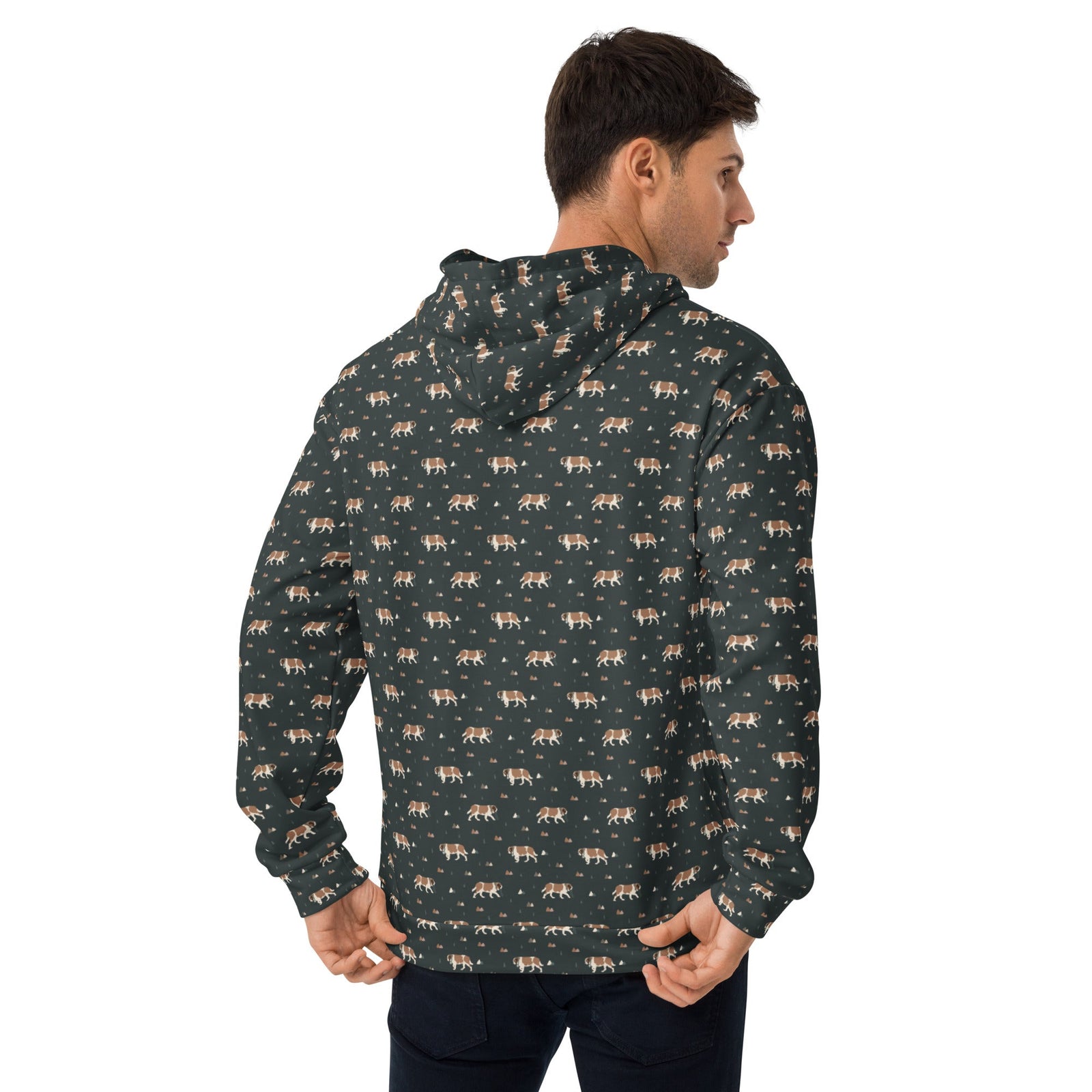 Green Mountain St Bernard Hoodie - Lucy + Norman