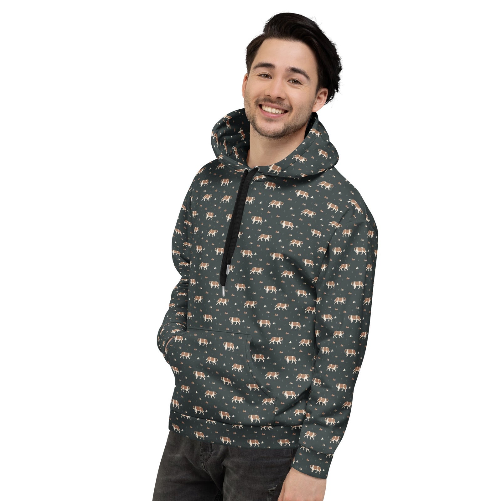 Green Mountain St Bernard Hoodie - Lucy + Norman