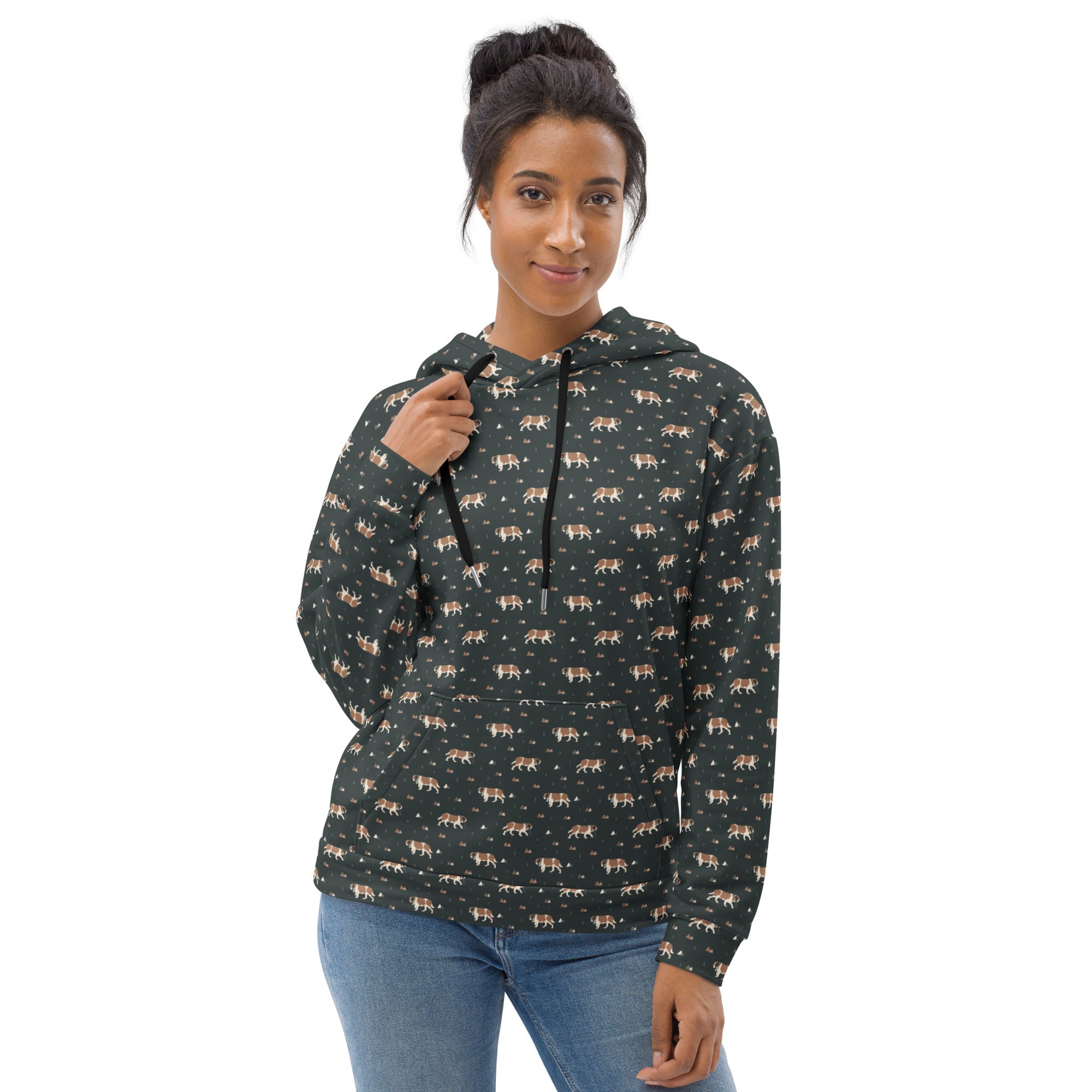 Green Mountain St Bernard Hoodie - Lucy + Norman